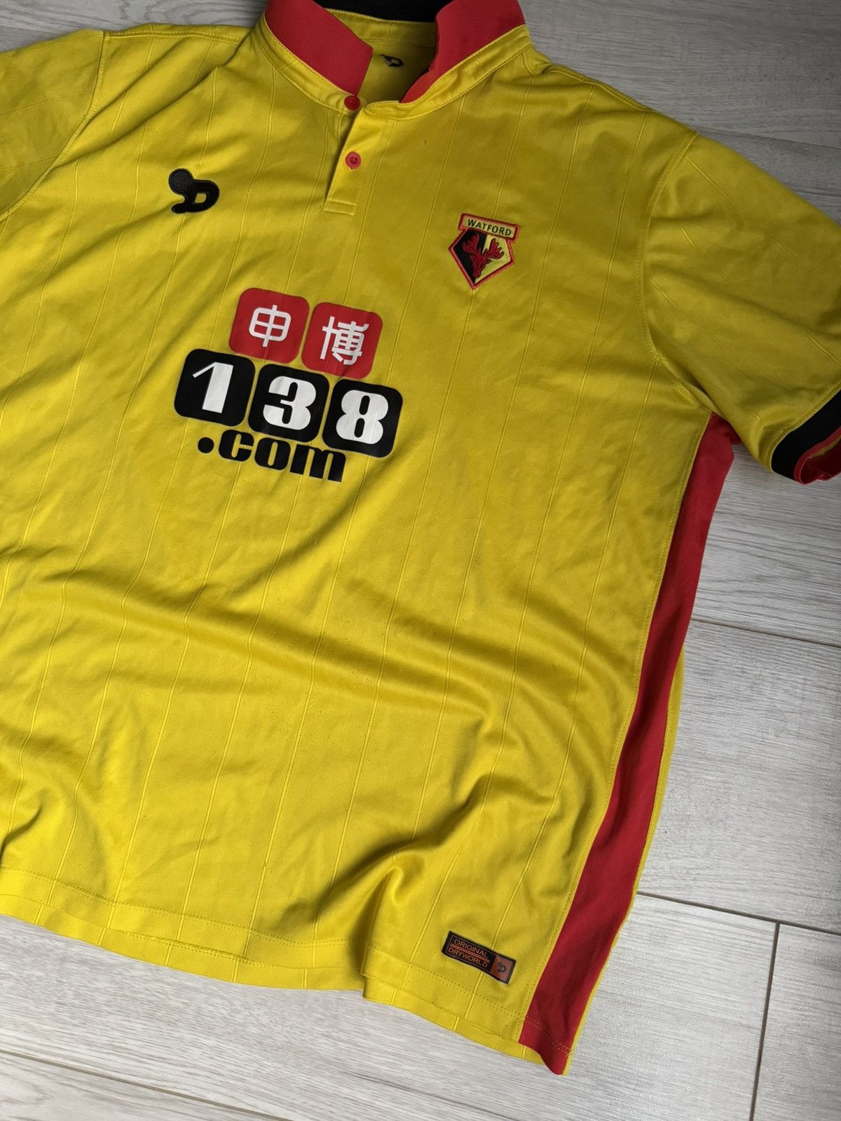 Vintage Vintage shirt Watford 2016 kit soccer jersey Size US XL / EU 56 / 4 - 2 Thumbnail