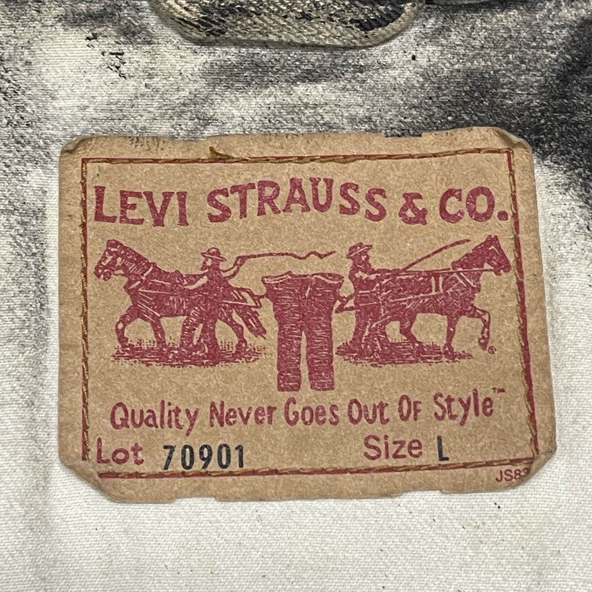 Levi's Vintage Y2k Levi’s Custom Split Bleach Denim Trucker Jacket Size US L / EU 52-54 / 3 - 23 Thumbnail