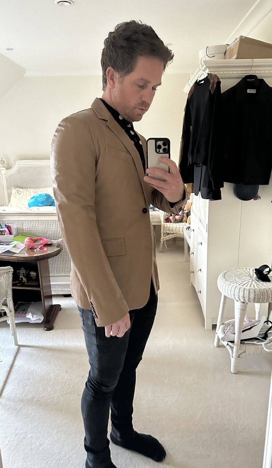 Burberry Burberry leather jacket blazer sample C Bailey Size US M / EU 48-50 / 2 - 4 Thumbnail