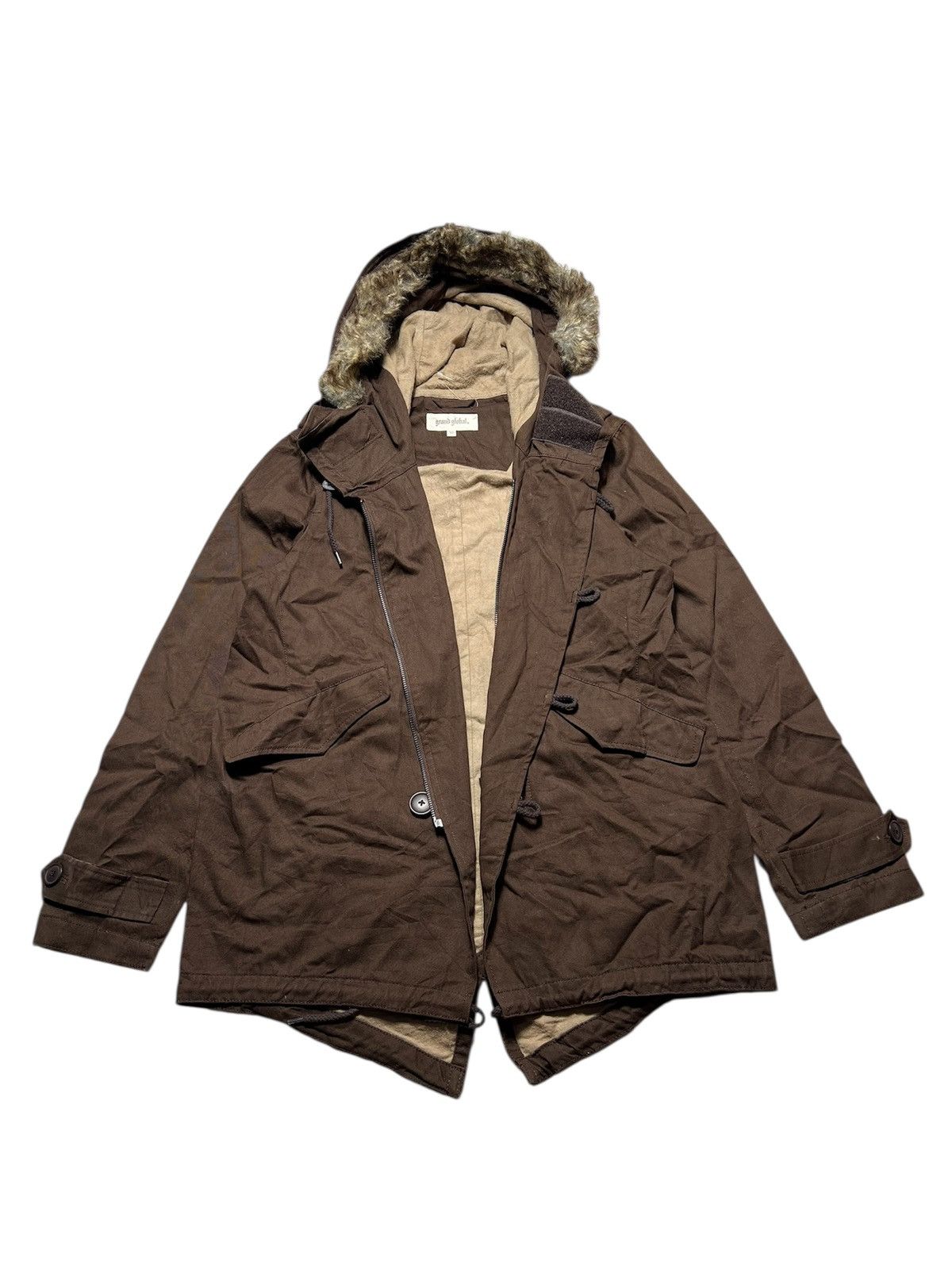 Japanese Brand Japanese Brand Fur Grand Global Jacket Size US L / EU 52-54 / 3 - 1 Thumbnail