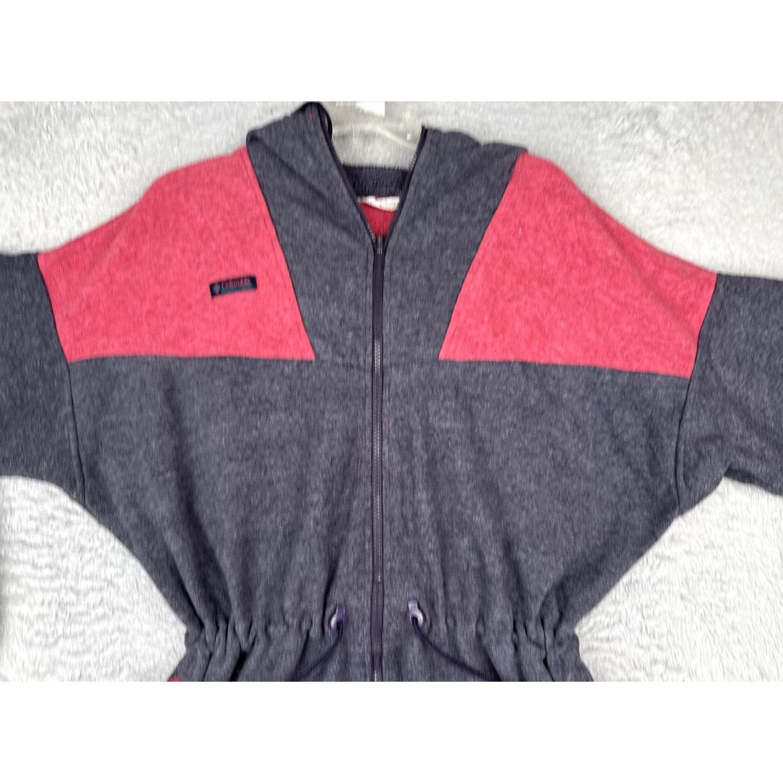 Vintage VINTAGE Columbia Jacket Mens L Gray Red Hooded Fleece Full Zip Outdoor Warm Size US L / EU 52-54 / 3 - 4 Thumbnail