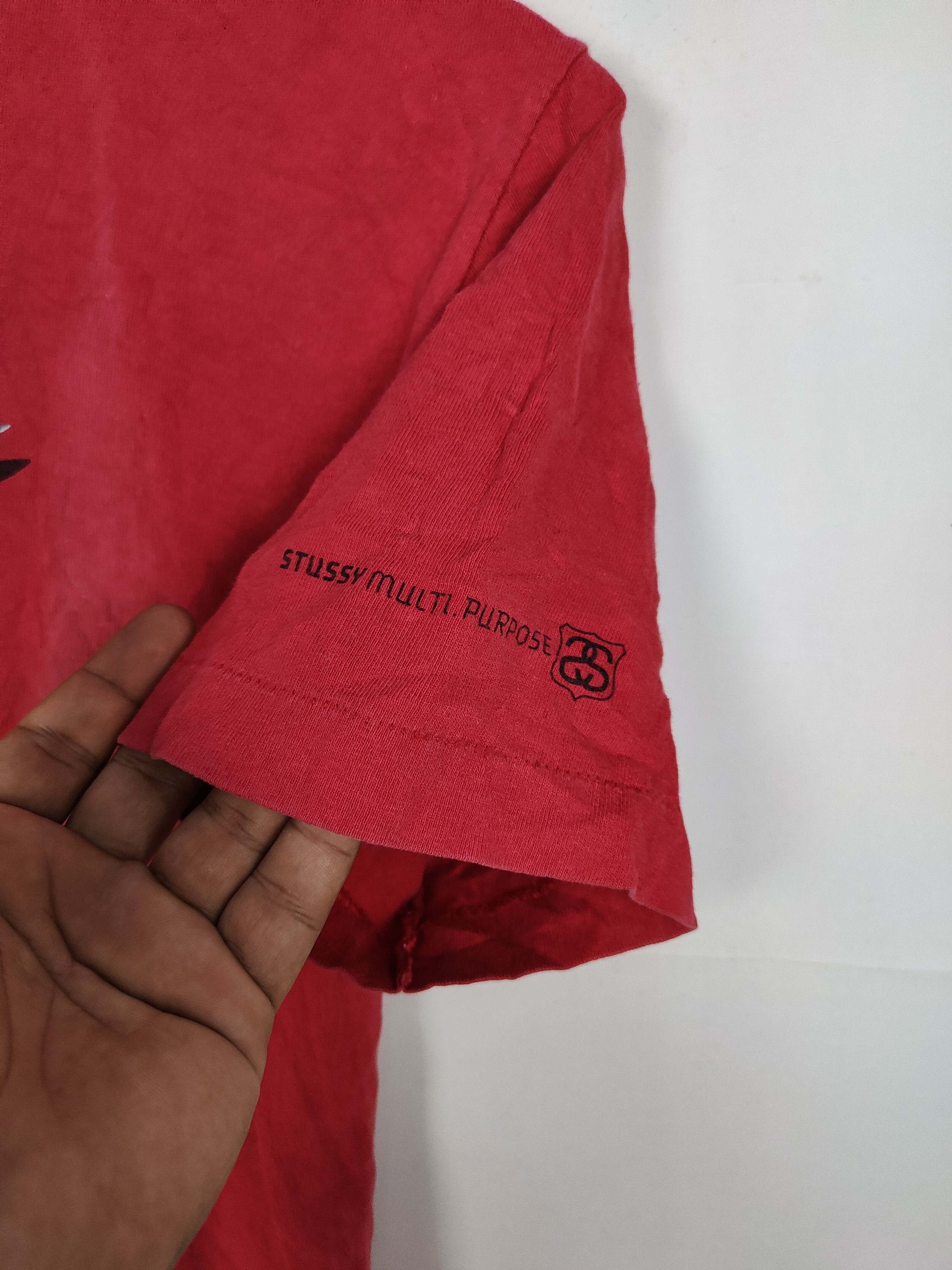 Stussy × Vintage Vintage 90s Sunfaded Stussy Multipurpose Shirt Size US S / EU 44-46 / 1 - 3 Thumbnail