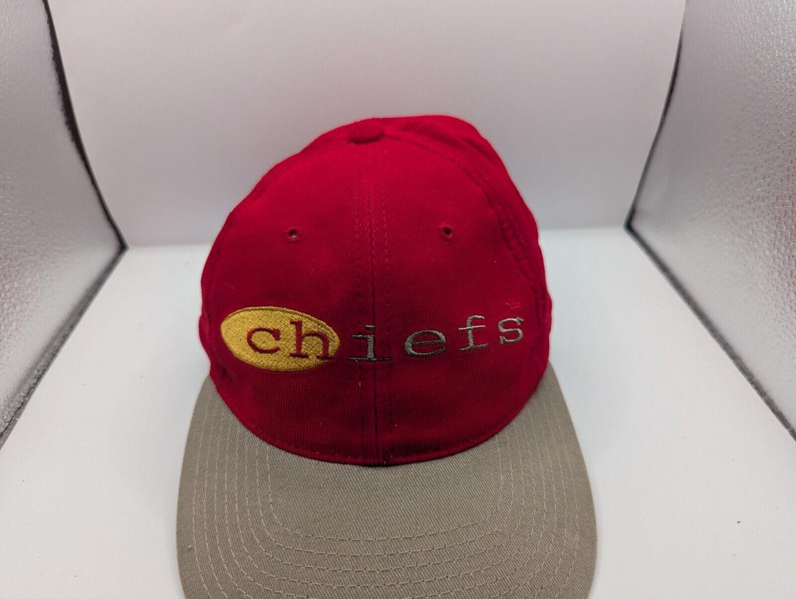 Designer NFL Kansas City Chiefs Embroidered Khaki nap Button Back Size ONE SIZE - 2 Thumbnail