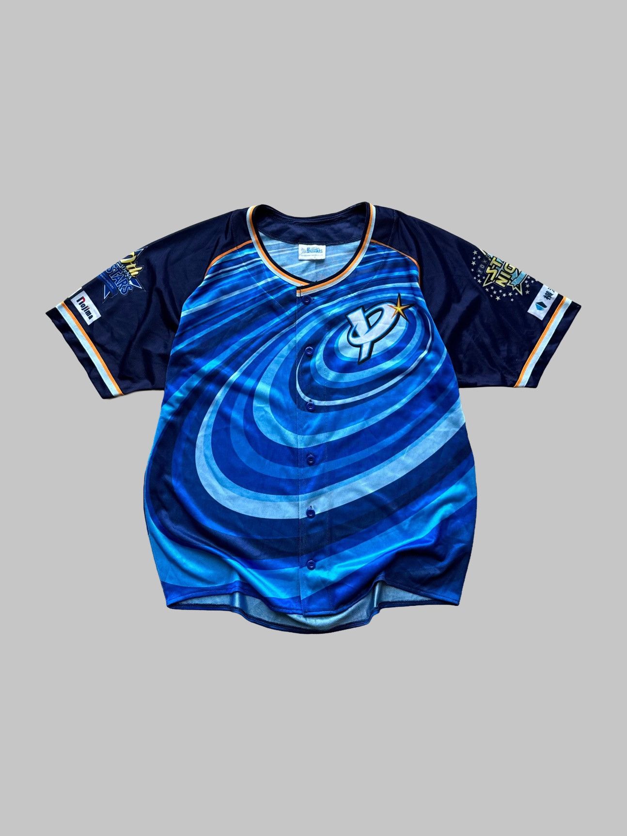 Japanese Brand NPB Japan Yokohama DeNA BayStars Jersey Star Night 2019 Size US L / EU 52-54 / 3 - 1 Thumbnail