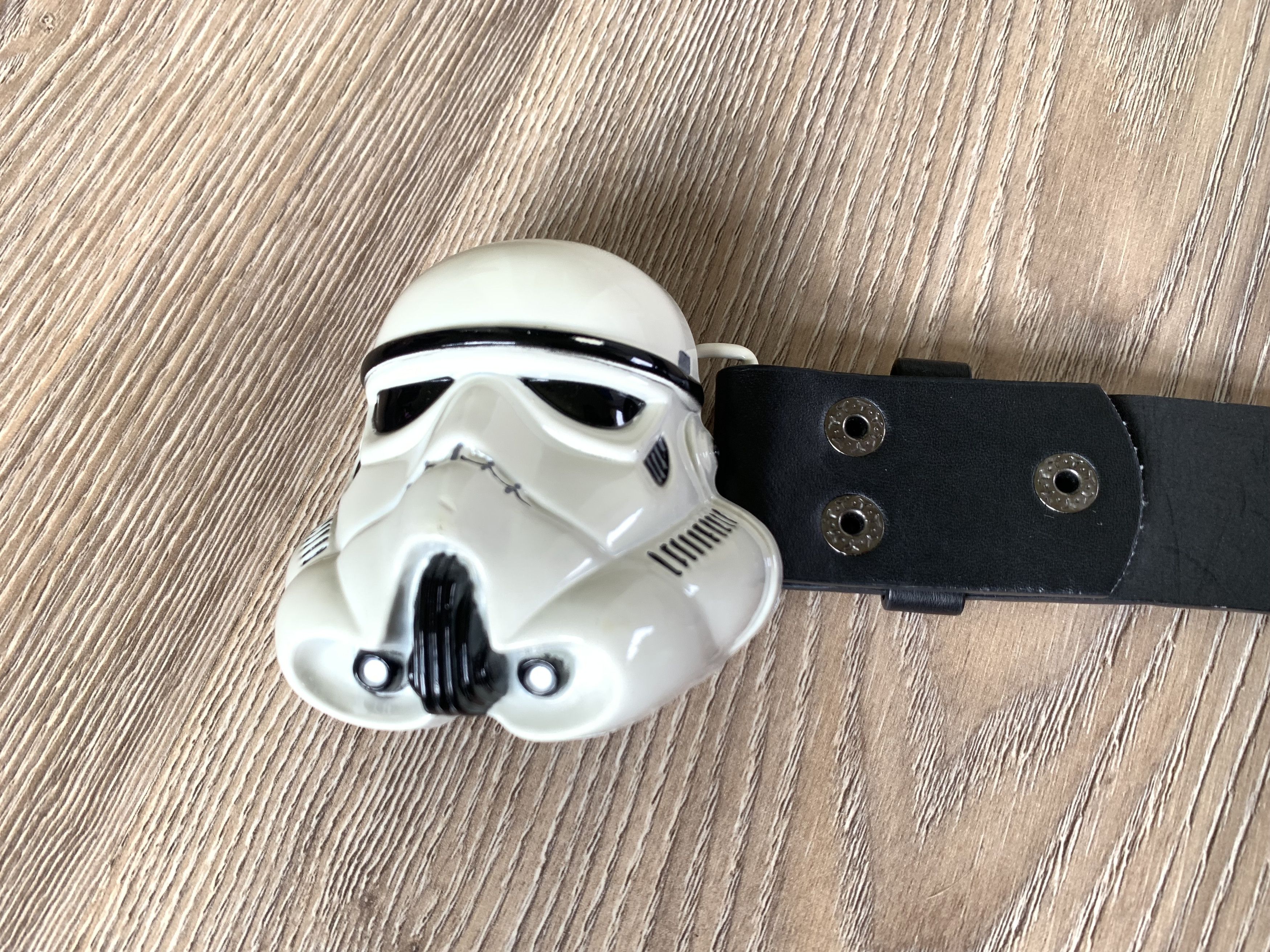Star Wars × Vintage Star Wars Stormtrooper Vintage Black Leather Belt Size ONE SIZE - 4 Thumbnail