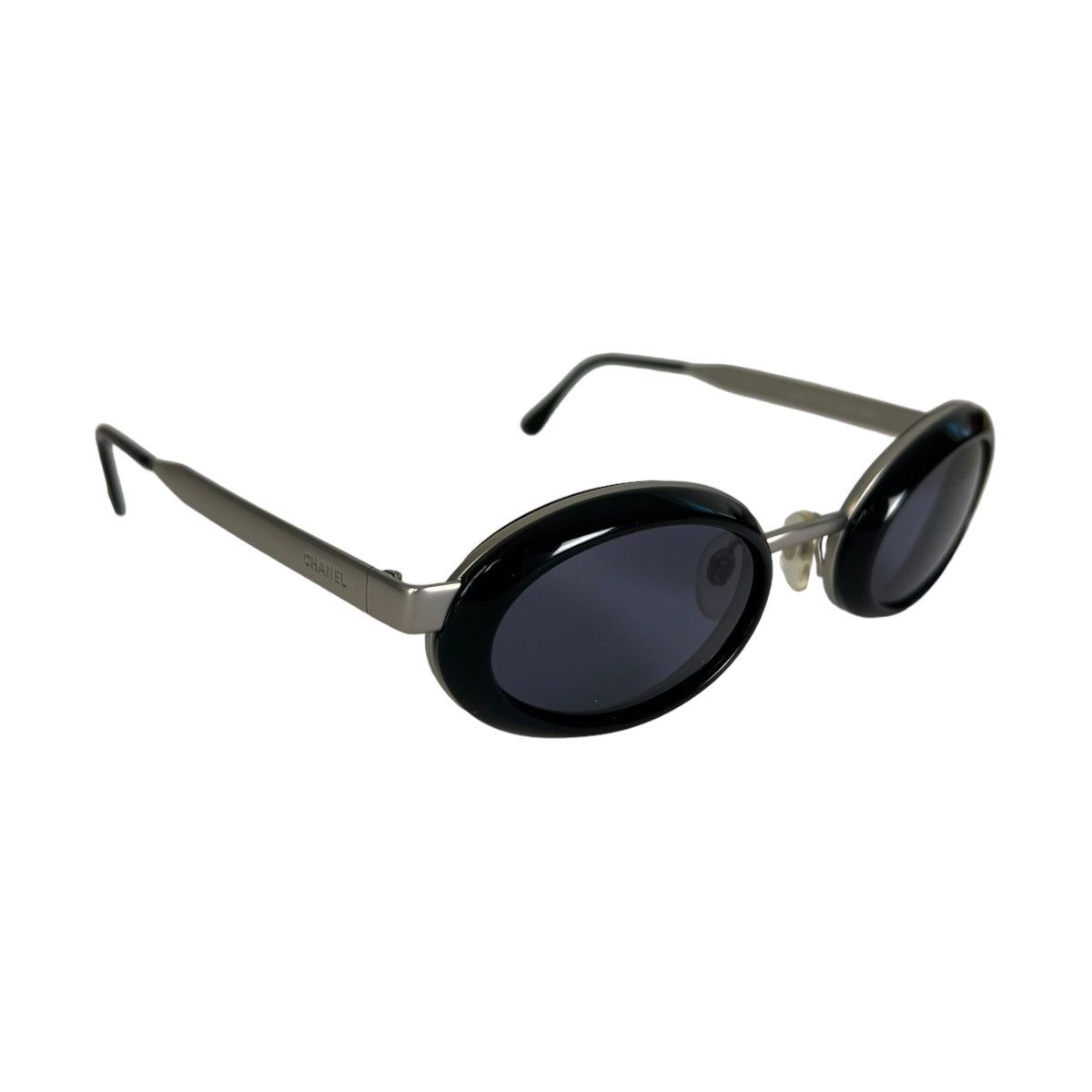 image of Chanel Metal Frame Sunglasses in Silver, Men's