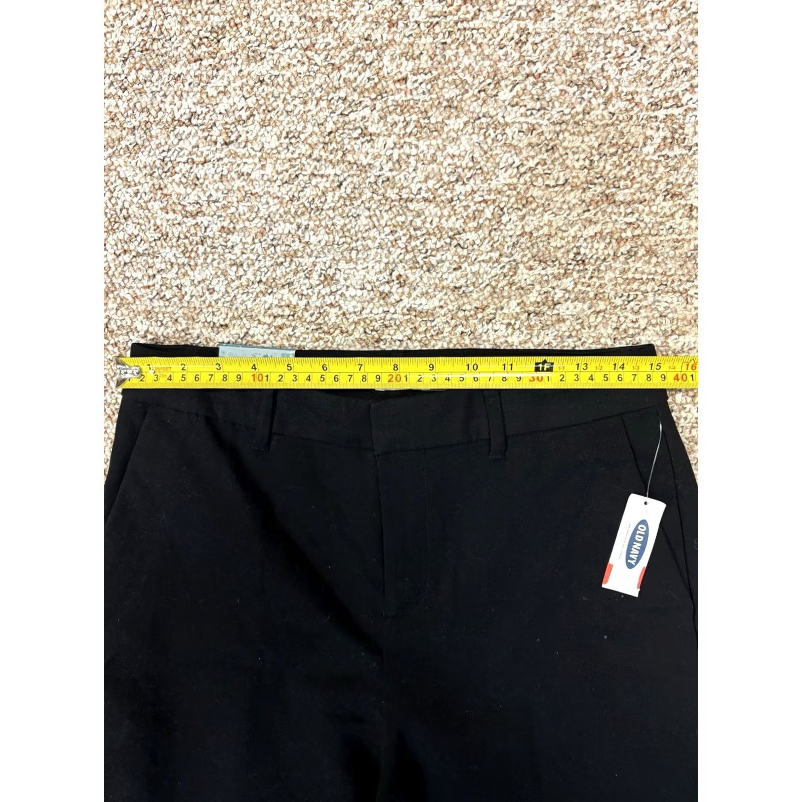 Old Navy OLD NAVY Pants Womens Slim Cropped Mid Rise Black Size 6 Regular NWT Cotton Spandex Corduroy Size 28" / US 6 / IT 42 - 5 Thumbnail