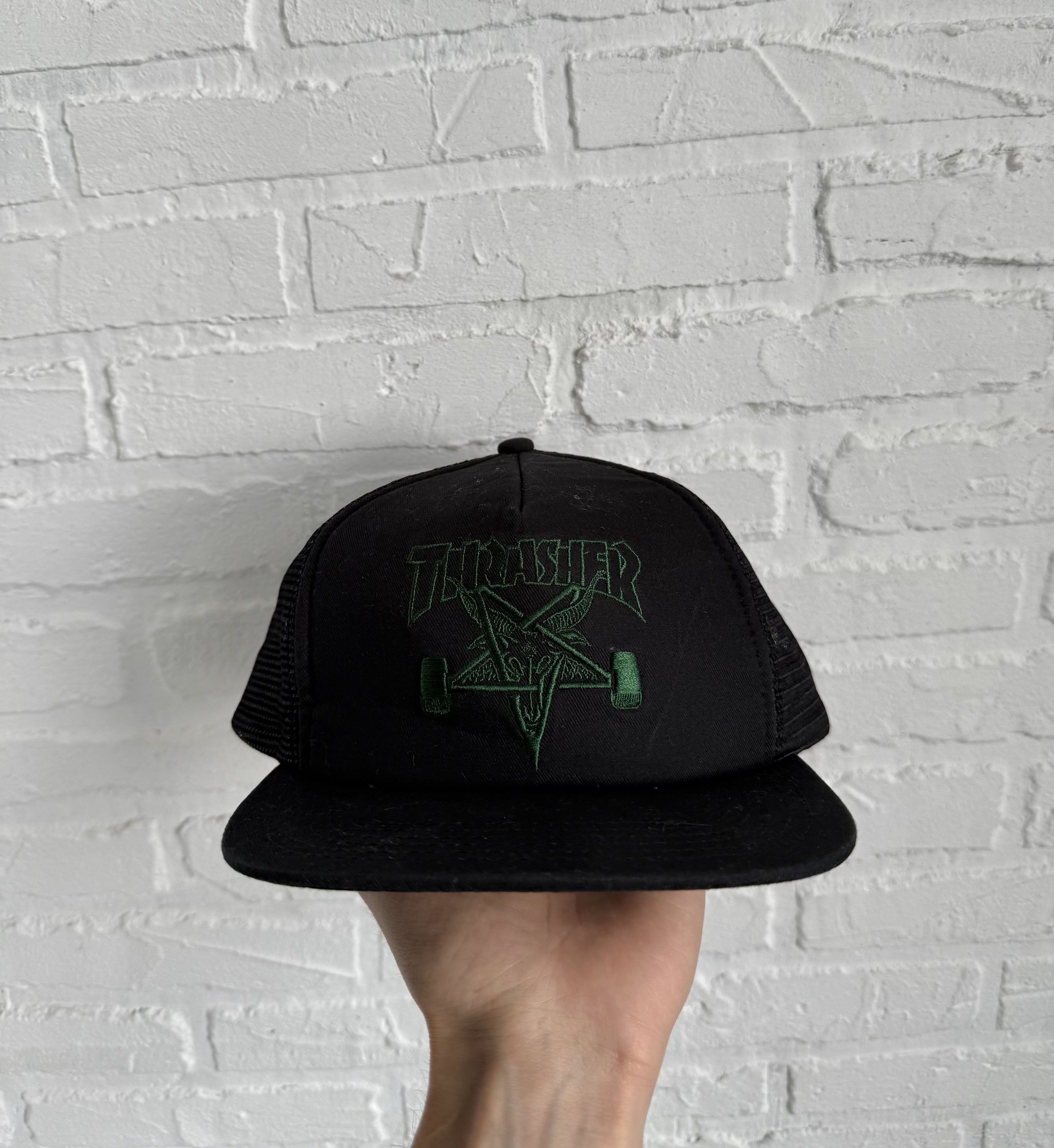 Thrasher × Vintage Vintage Thrasher goat pentagram trucker cap Size ONE SIZE - 1 Thumbnail