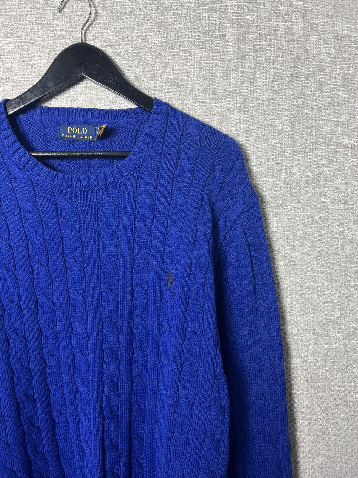 Polo Ralph Lauren The Iconic Cable Polo Ralph Lauren Crew Knitted Sweater Size US XXL / EU 58 / 5 - 2 Thumbnail