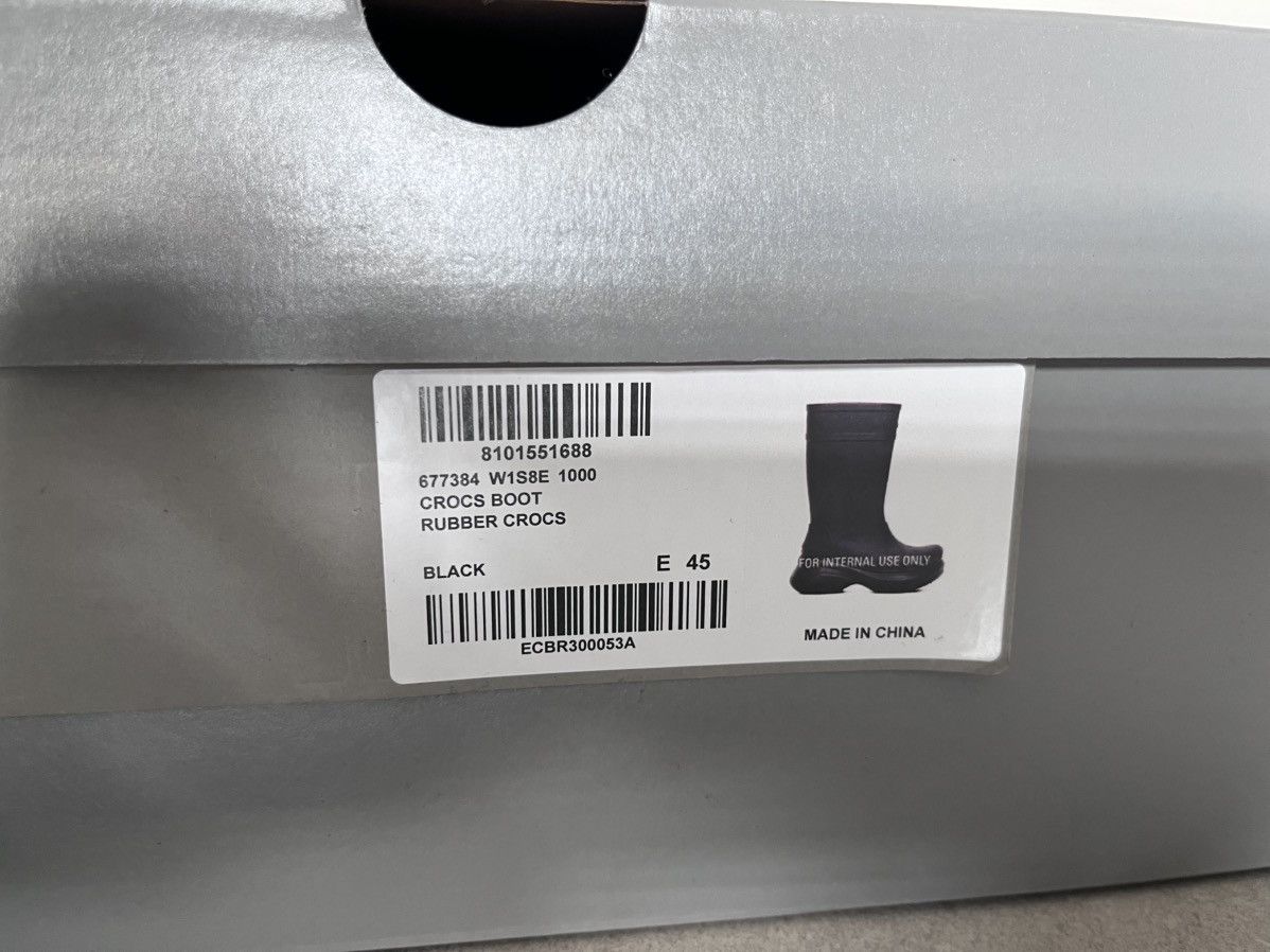 Balenciaga × Crocs Balenciaga Crocs Boots Size US 12 / EU 45 - 9 Thumbnail
