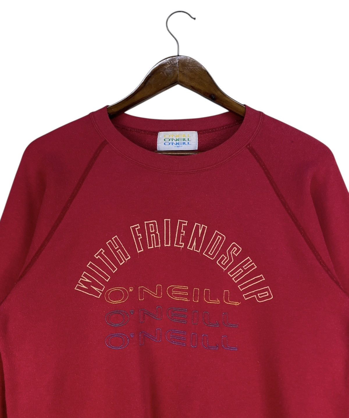 O'Neill Vintage Oneill Sweatshirt Size US M / EU 48-50 / 2 - 2 Thumbnail