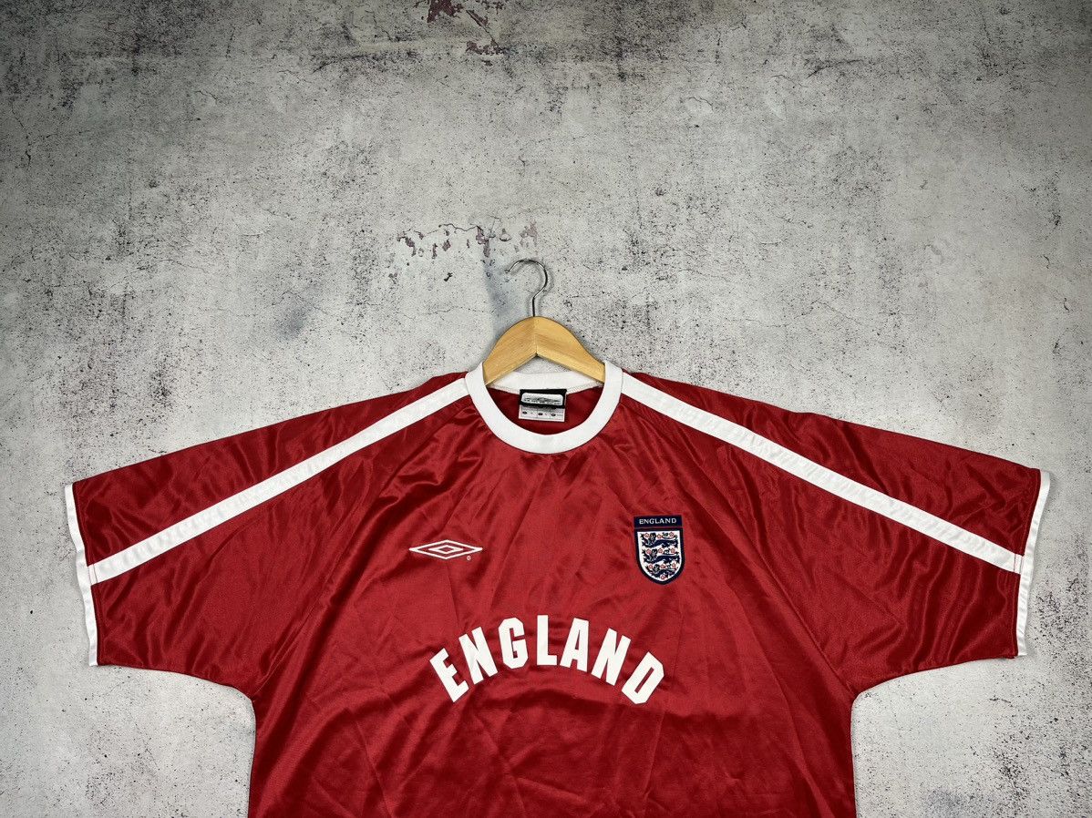 Umbro Umbro England Nationals Vintage Soccer Jersey Training XL Size US XL / EU 56 / 4 - 2 Thumbnail