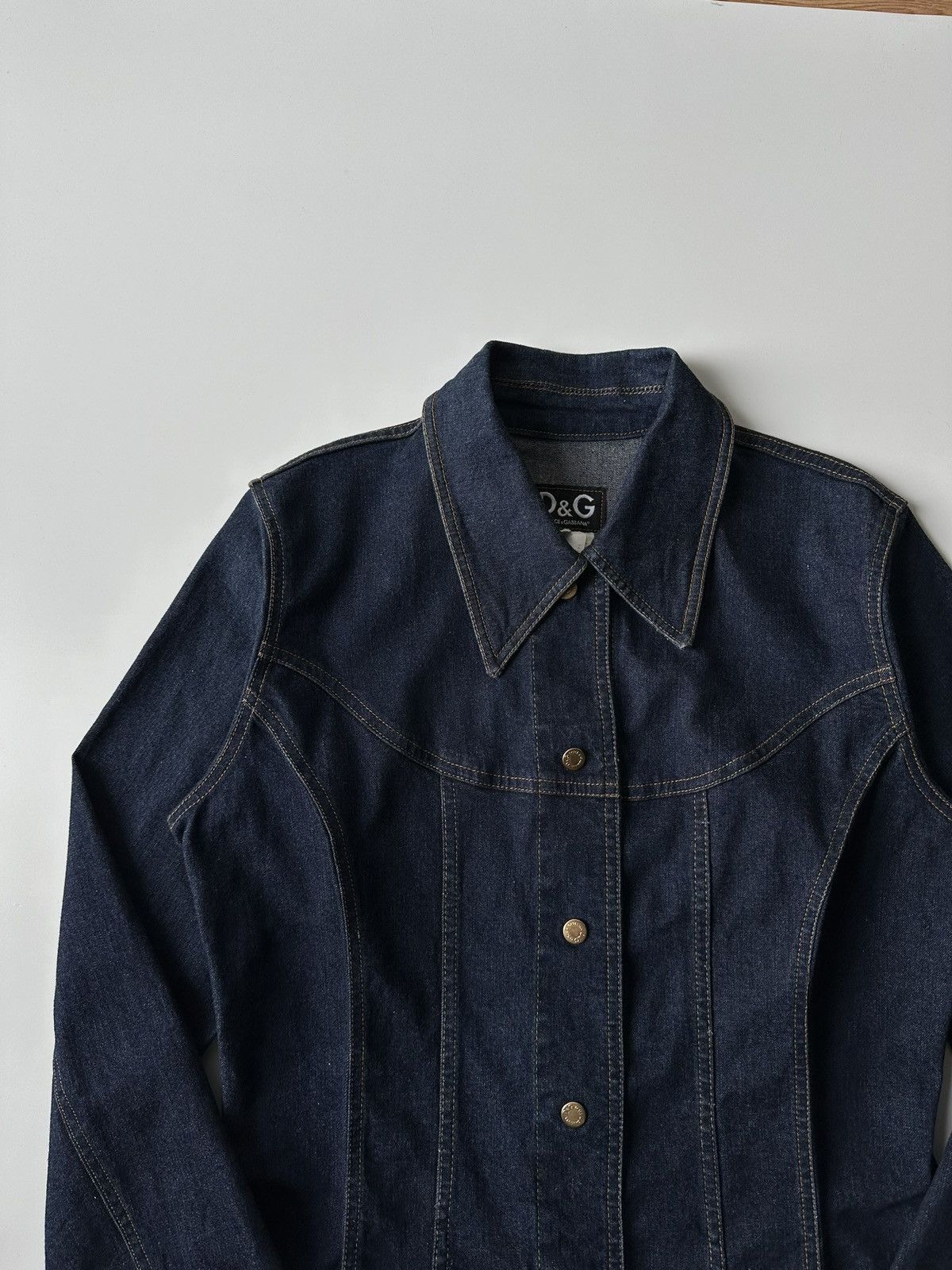 Dolce & Gabbana Vintage 90s Dolce&Gabbana Denim Jacket Size S / US 4 / IT 40 - 3 Thumbnail