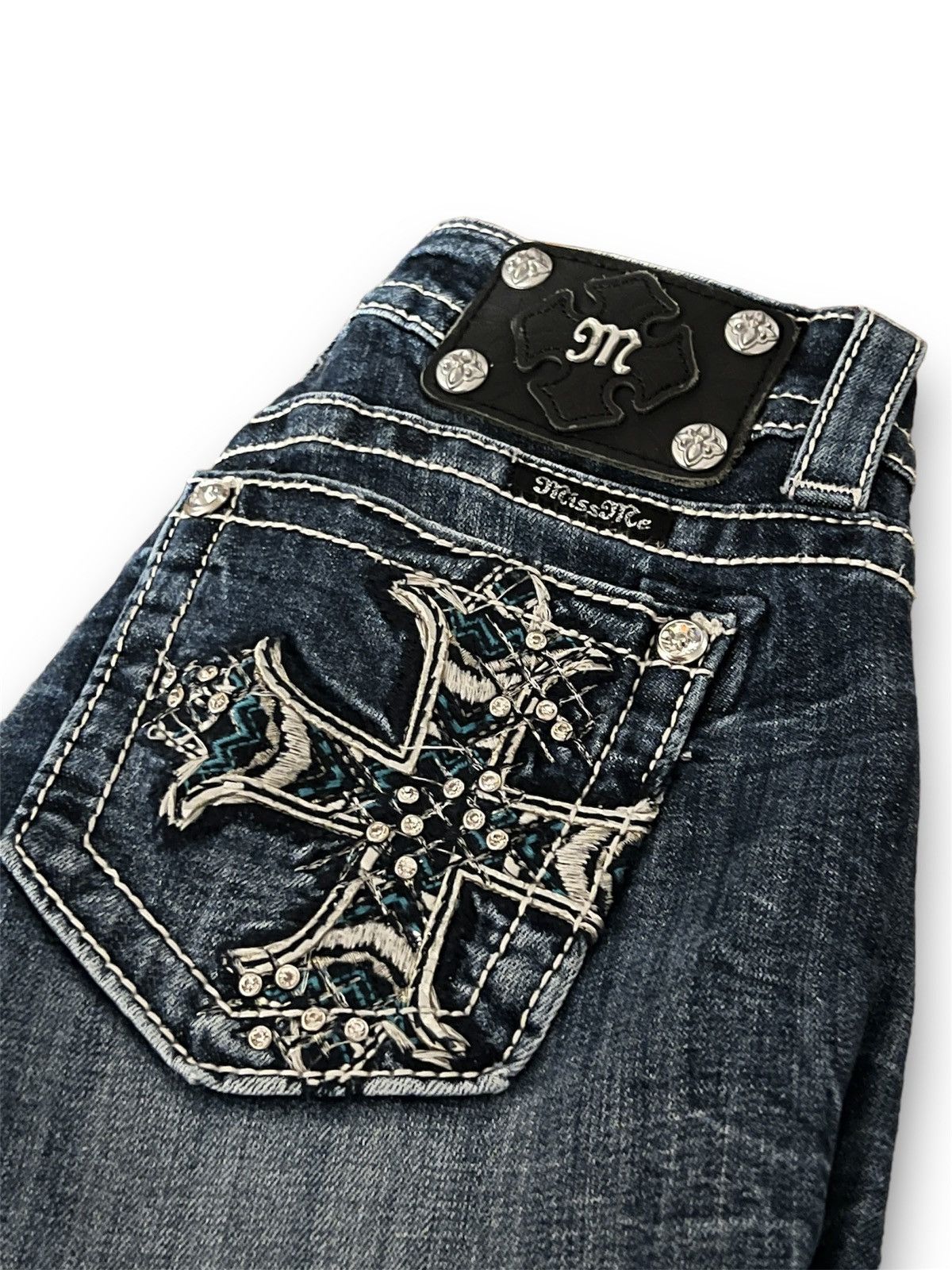 Miss Me Y2K Jeans Size 26" / US 2 / IT 38 - 2 Thumbnail