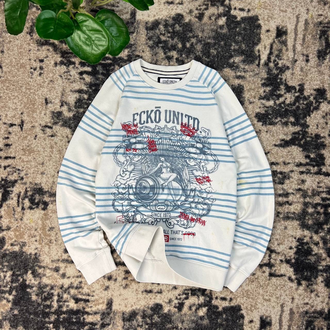 Ecko Unltd Vintage Y2K Rare Big Logo Sweatshirt