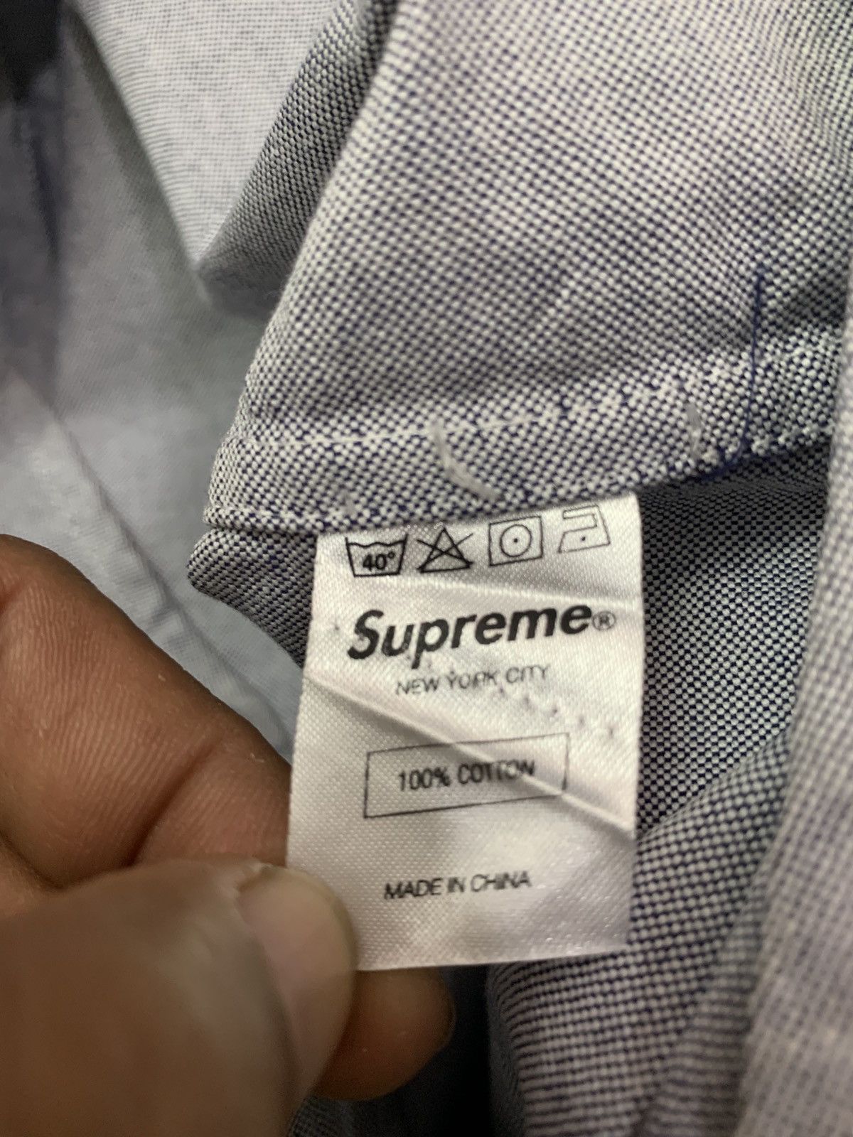 Supreme Supreme Oxford Shirt Size US XL / EU 56 / 4 - 7 Thumbnail
