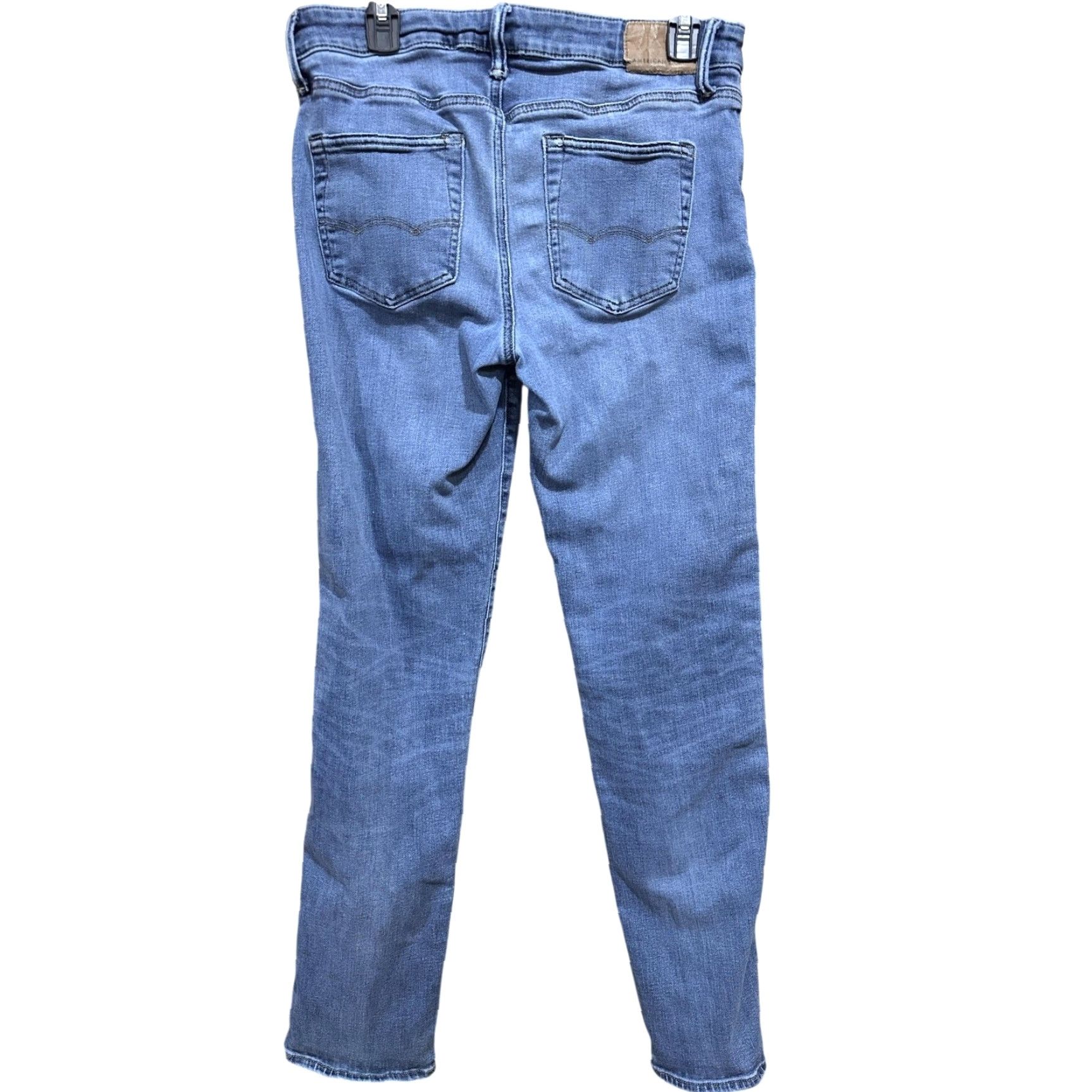 American Eagle Outfitters American Eagle Outfitters Jeans Athletic Straight 30 Mens 30x36 Blue AirFlex Temp Tech Pockets Stretch Denim Vintage No Size US 30 / EU 46 - 2 Thumbnail