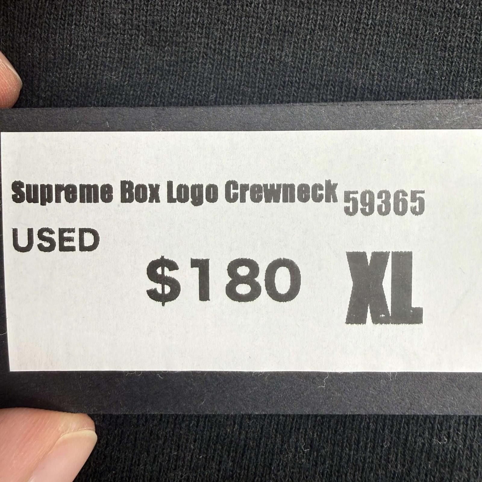 Supreme Supreme Box Logo Crewneck XL Used Size US XL / EU 56 / 4 - 10 Thumbnail