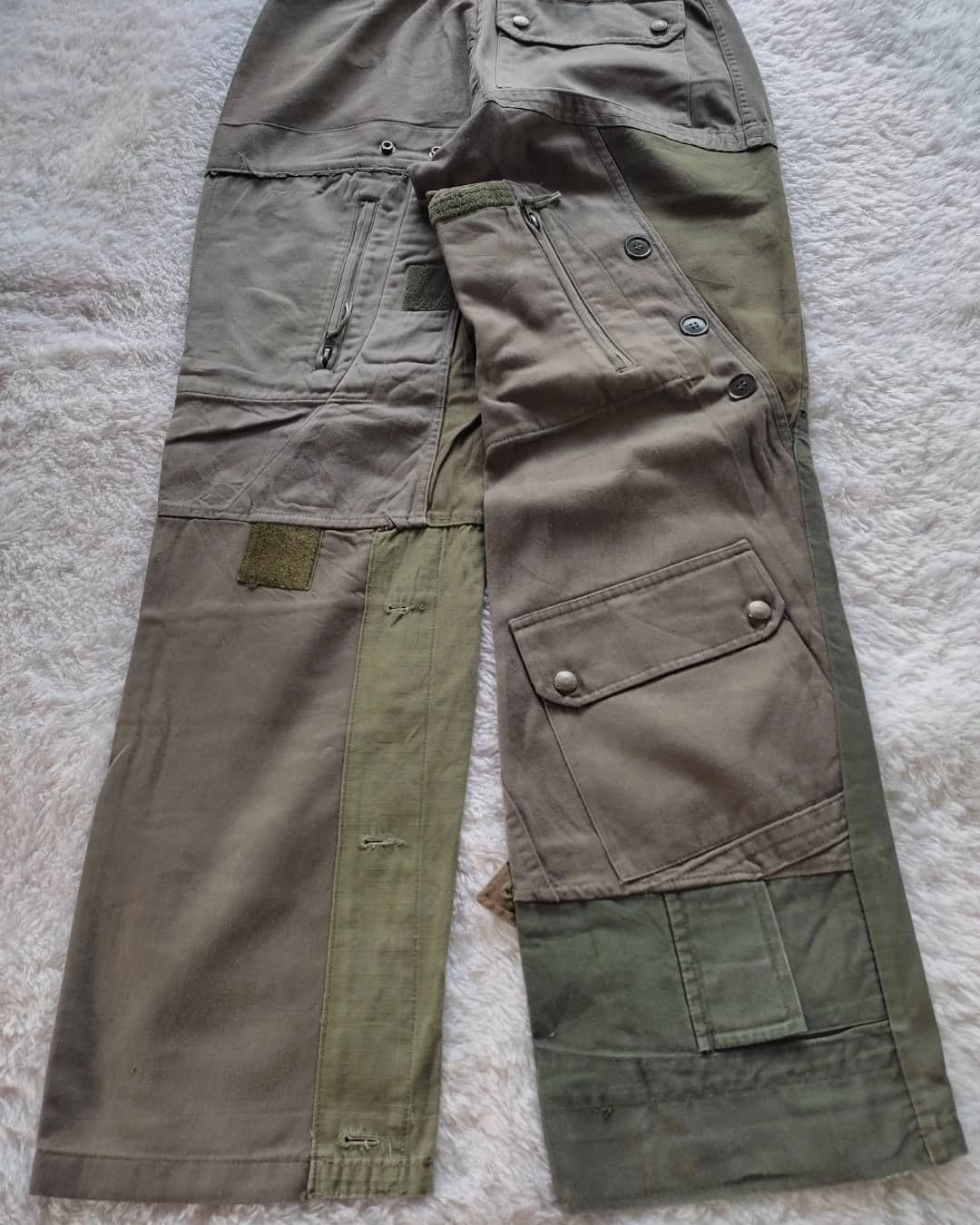 Vintage Tigre brocante reconstruction pants Size US 31 - 5 Thumbnail