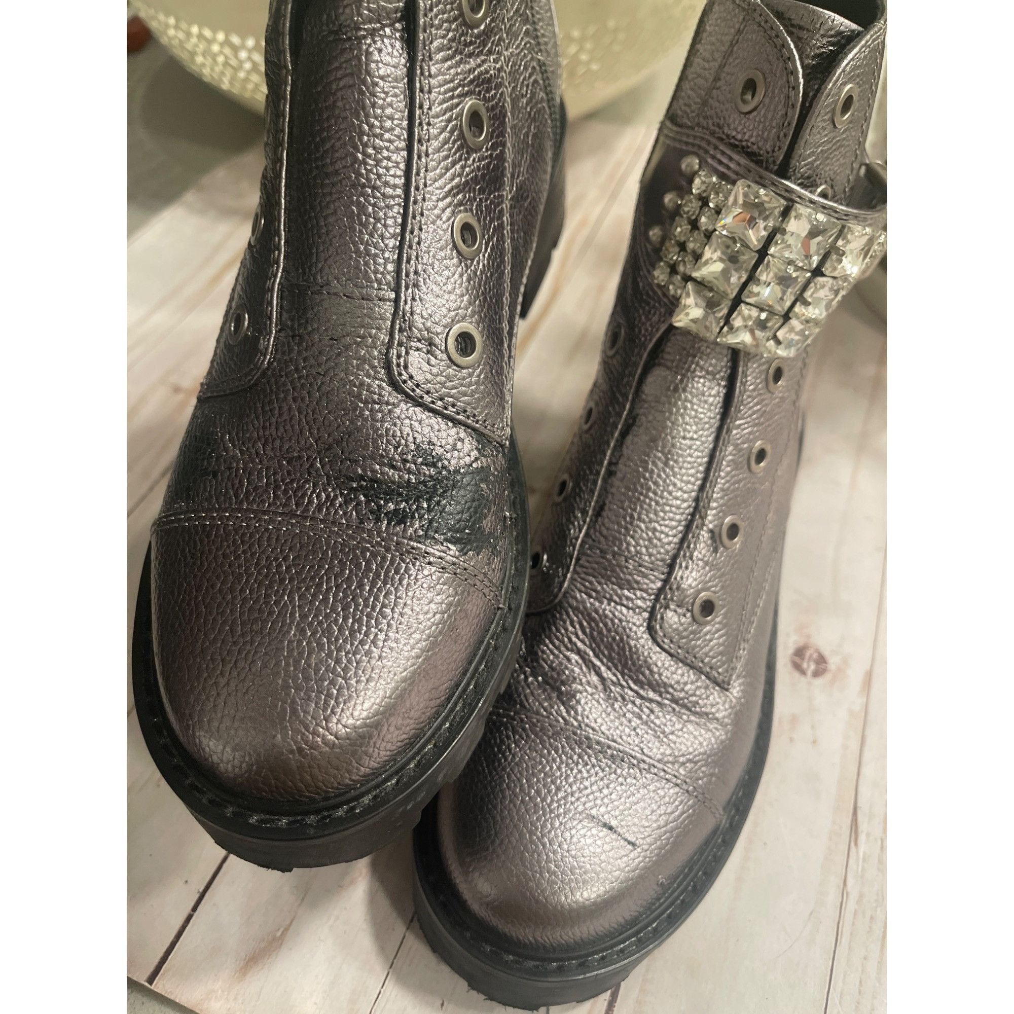 Karl Lagerfeld Karl Lagerfeld Paris Maeva Lug Sole Bootie (Women) Size US 7 / IT 37 - 10 Thumbnail