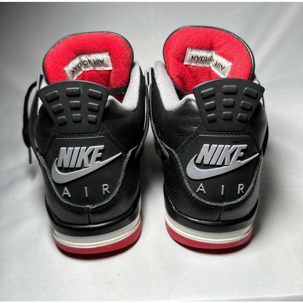 Jordan Brand × Nike Size 9.5 Nike Air Jordan 4 Retro Bred Reimagined Men's Shoes Size US 9.5 / EU 42-43 - 5 Thumbnail