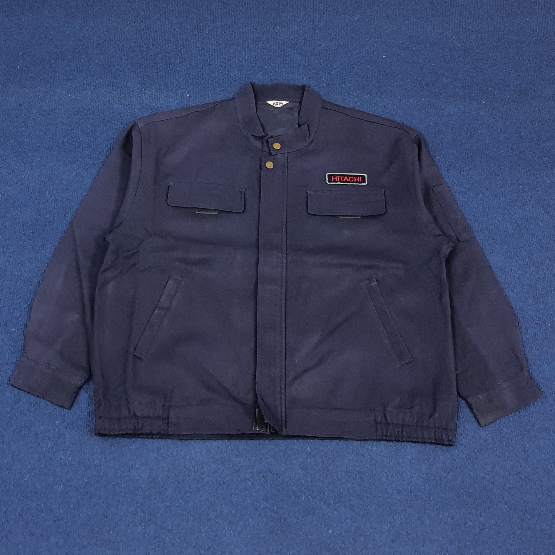 Japanese Brand × Vintage Vintage HITACHI Staff Japanese Brand Workwear Jacket Size US XL / EU 56 / 4 - 1 Thumbnail