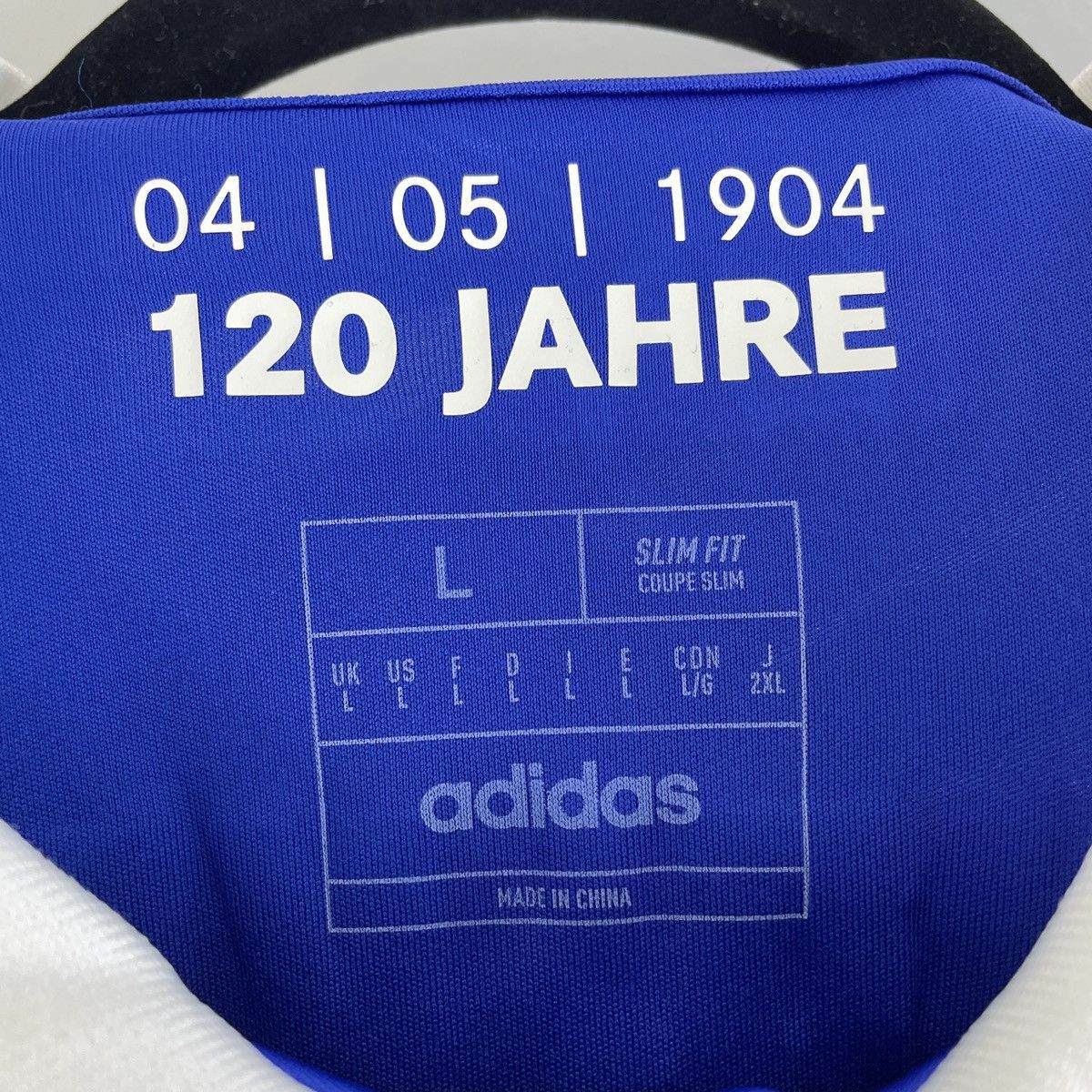Adidas Schalke 04 Moussa Sylla Home Adidas Jersey Shirt 2024/2025 Size US L / EU 52-54 / 3 - 6 Thumbnail
