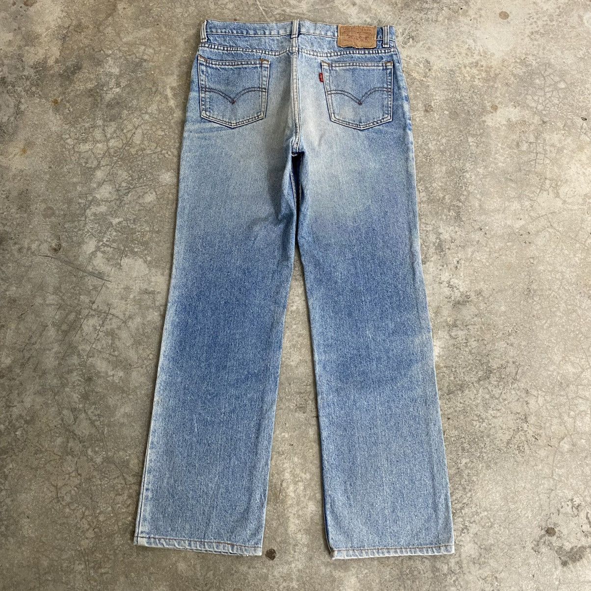 Levi's Vintage 90’s Levis 505 Faded Blue Straight Leg Jeans Size US 32 / EU 48 - 10 Thumbnail