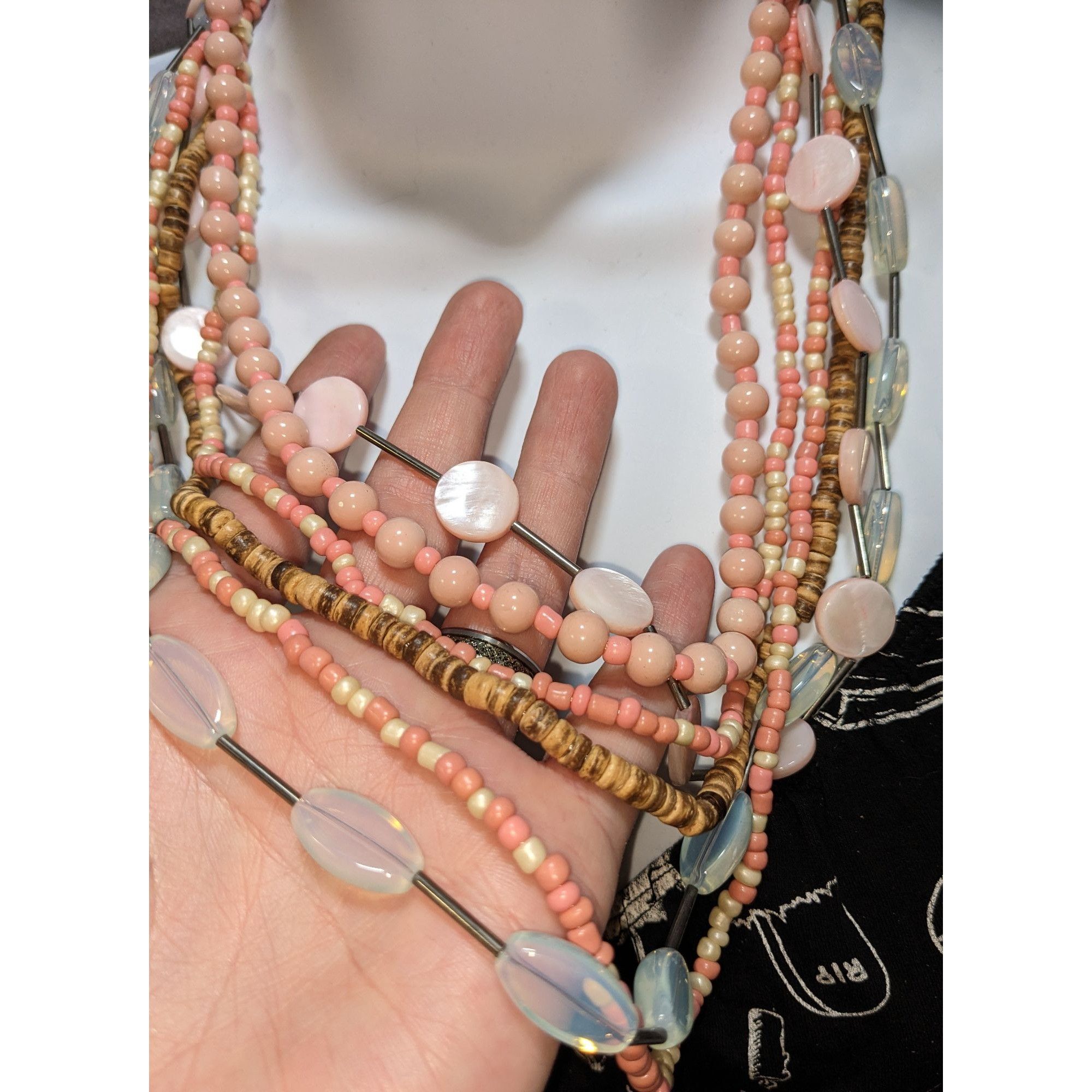 Other Bohemian Multi-Layer Beaded Necklace Size ONE SIZE - 8 Thumbnail