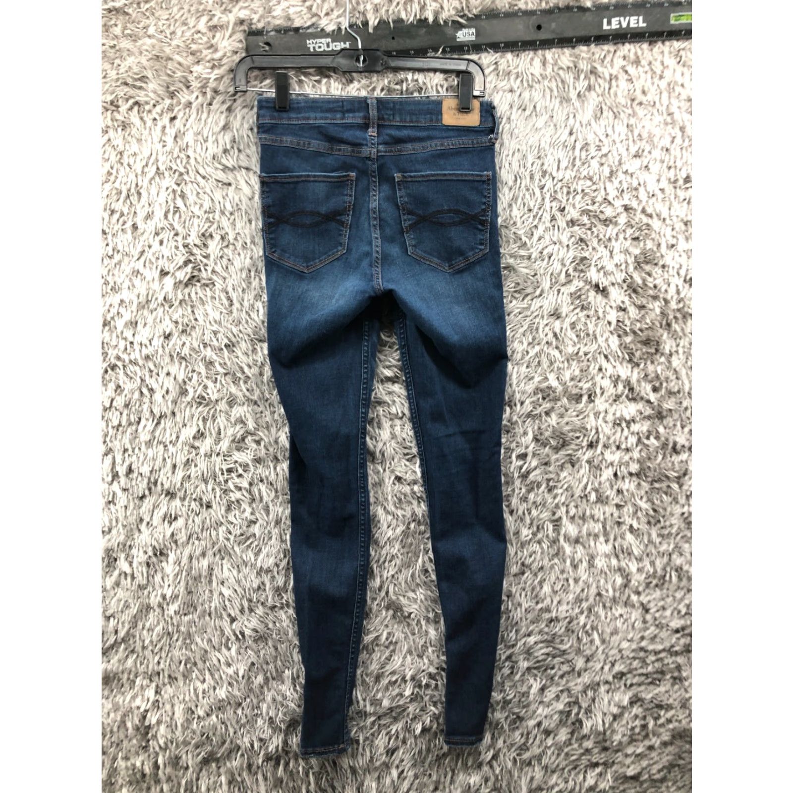 Abercrombie & Fitch Abercrombie & Fitch Jeans Women 2 High Rise Skinny 5-Pocket Denim Blue Medium Wash Size 26" / US 2 / IT 38 - 5 Thumbnail