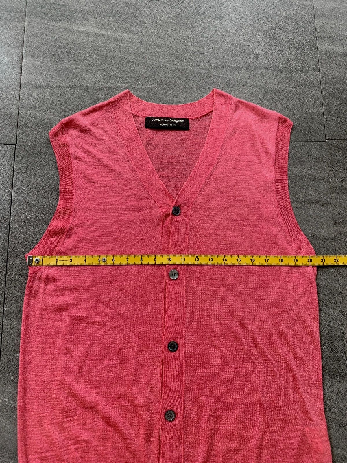Comme des Garcons Homme Plus FREE TAX! 90s Knitted Vest Size US M / EU 48-50 / 2 - 10 Thumbnail