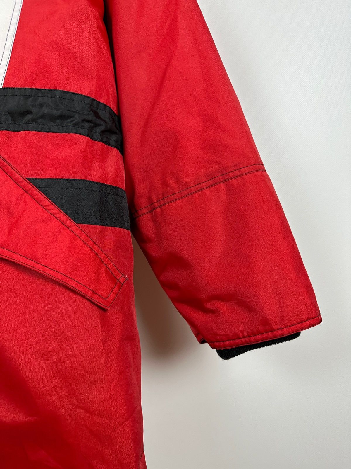 Lotto Sport 90s Vintage Lotto AC Milan Soccer Parka Coat Jacket Size US M / EU 48-50 / 2 - 13 Thumbnail