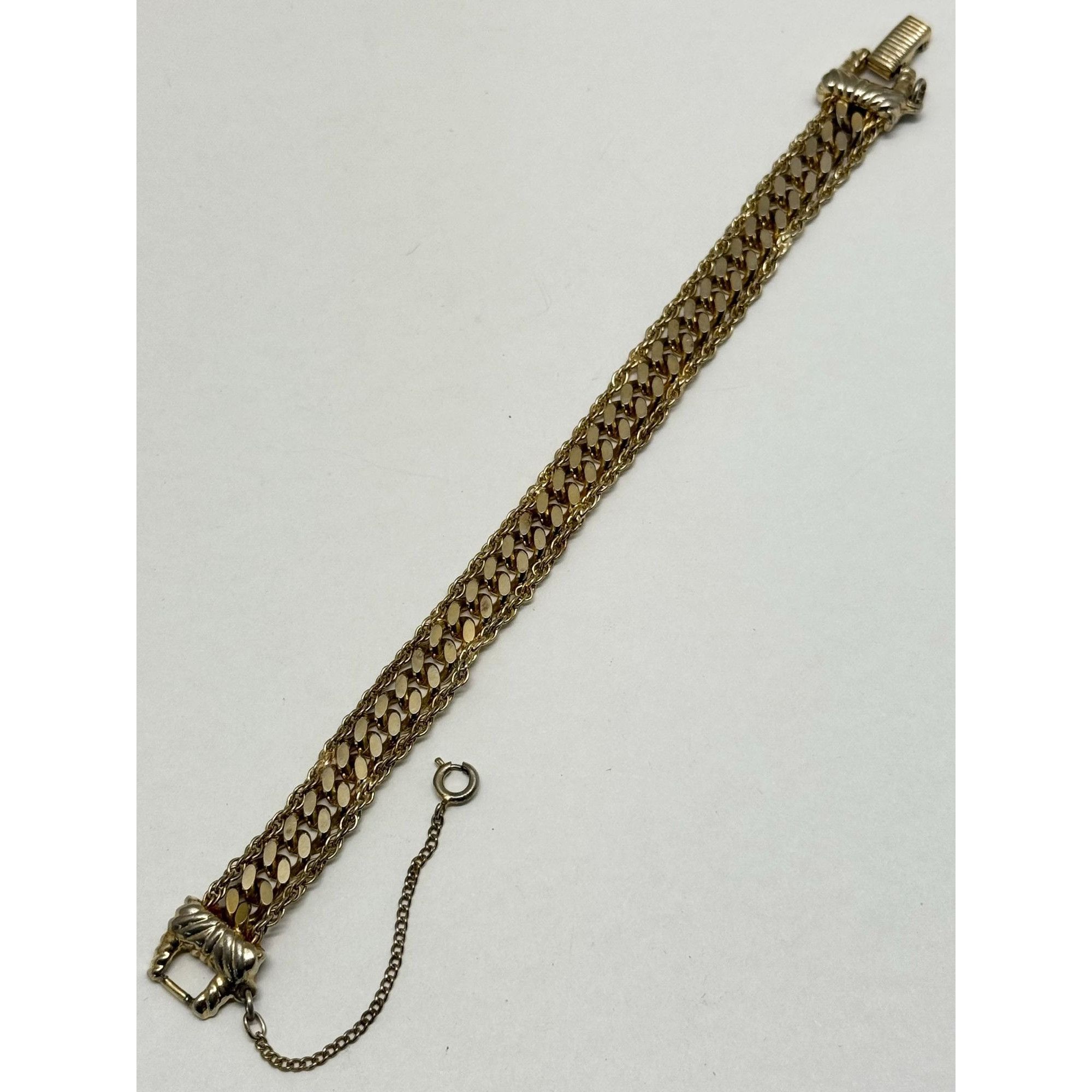 Vintage Vintage Goldette chain bracelet Size ONE SIZE - 4 Thumbnail