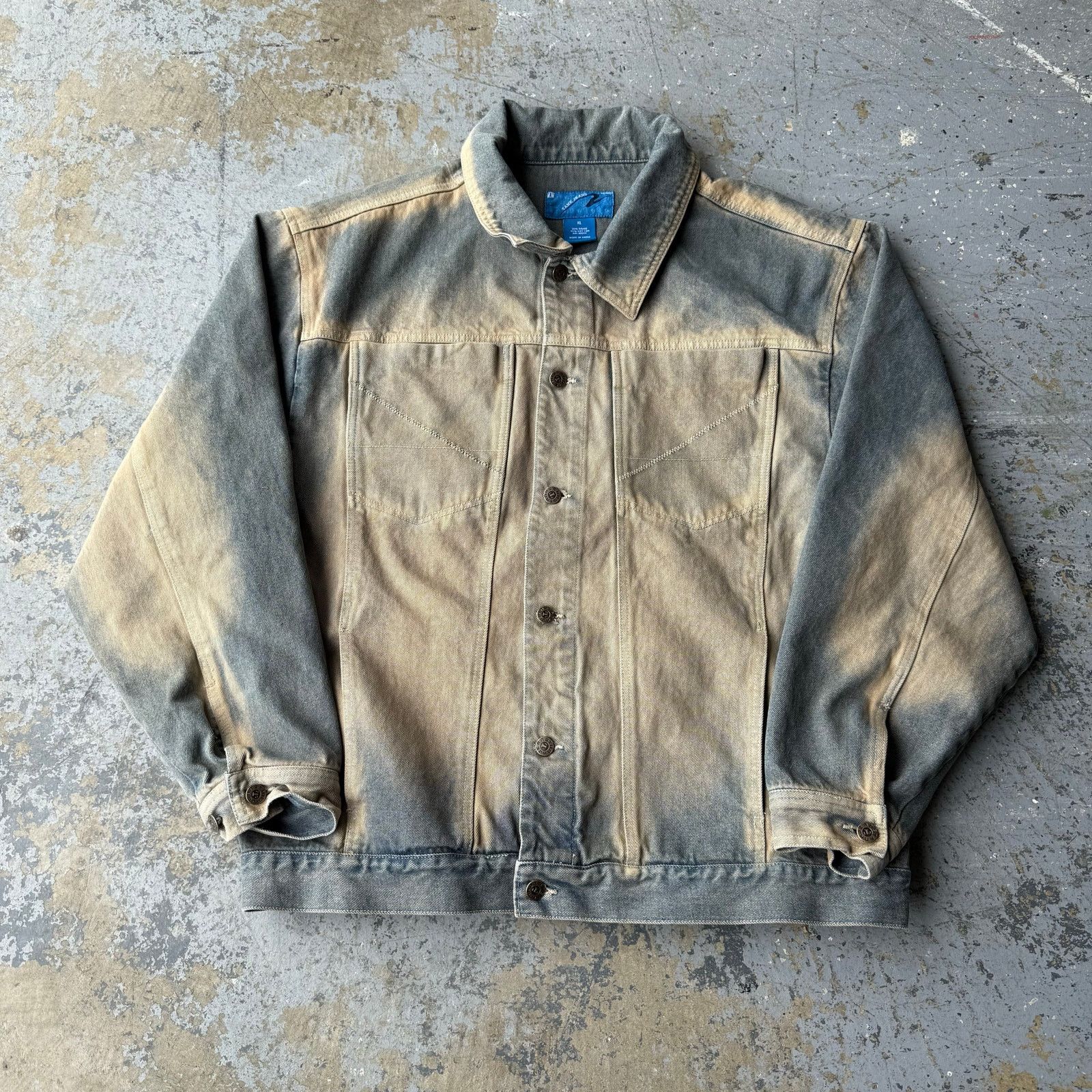 Other Vintage Y2K Tank Jeans Sand Wash Denim Jacket XL Size US XL / EU 56 / 4 - 1 Thumbnail