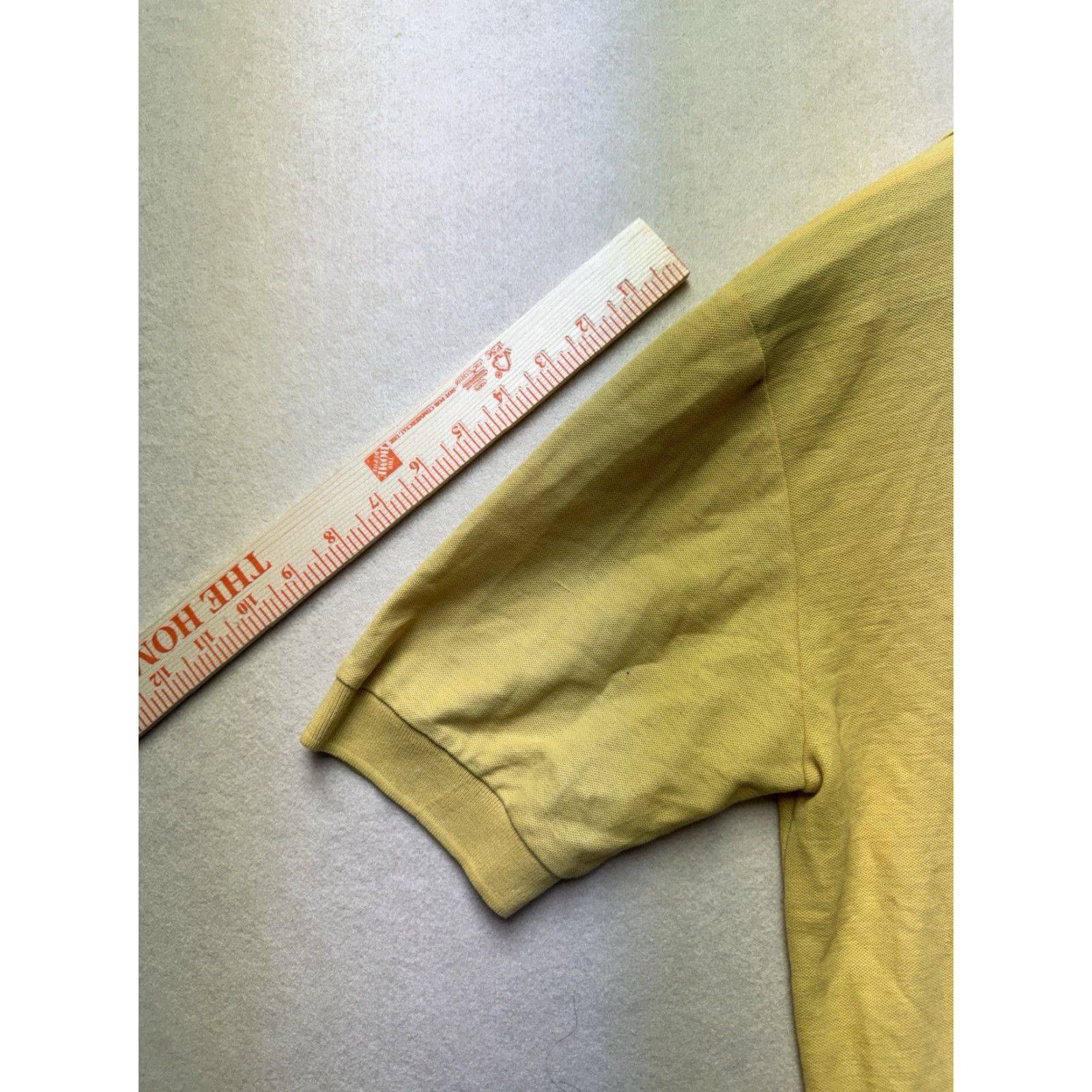 Levi's VINTAGE Levi's Polo Shirt M Yellow Made In USA Men Short Sleeve Collared 80s BASIC Casual Size US M / EU 48-50 / 2 - 6 Thumbnail