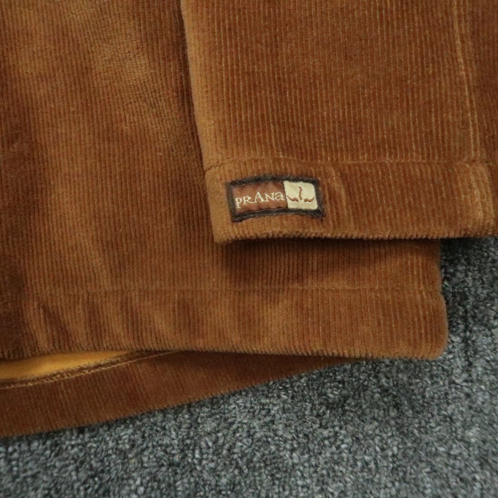 Prana prAna Jacket Mens Large Brown Corduroy Full Zip Pockets Hiking Outdoors Regular Fit Size L Size US L / EU 52-54 / 3 - 5 Thumbnail