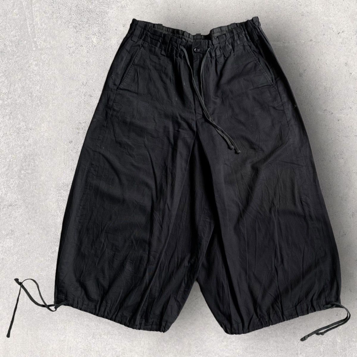 Yohji Yamamoto SS19 Twill Gabardine Hakama Balloon Pants Size US 32 / EU 48 - 2 Thumbnail