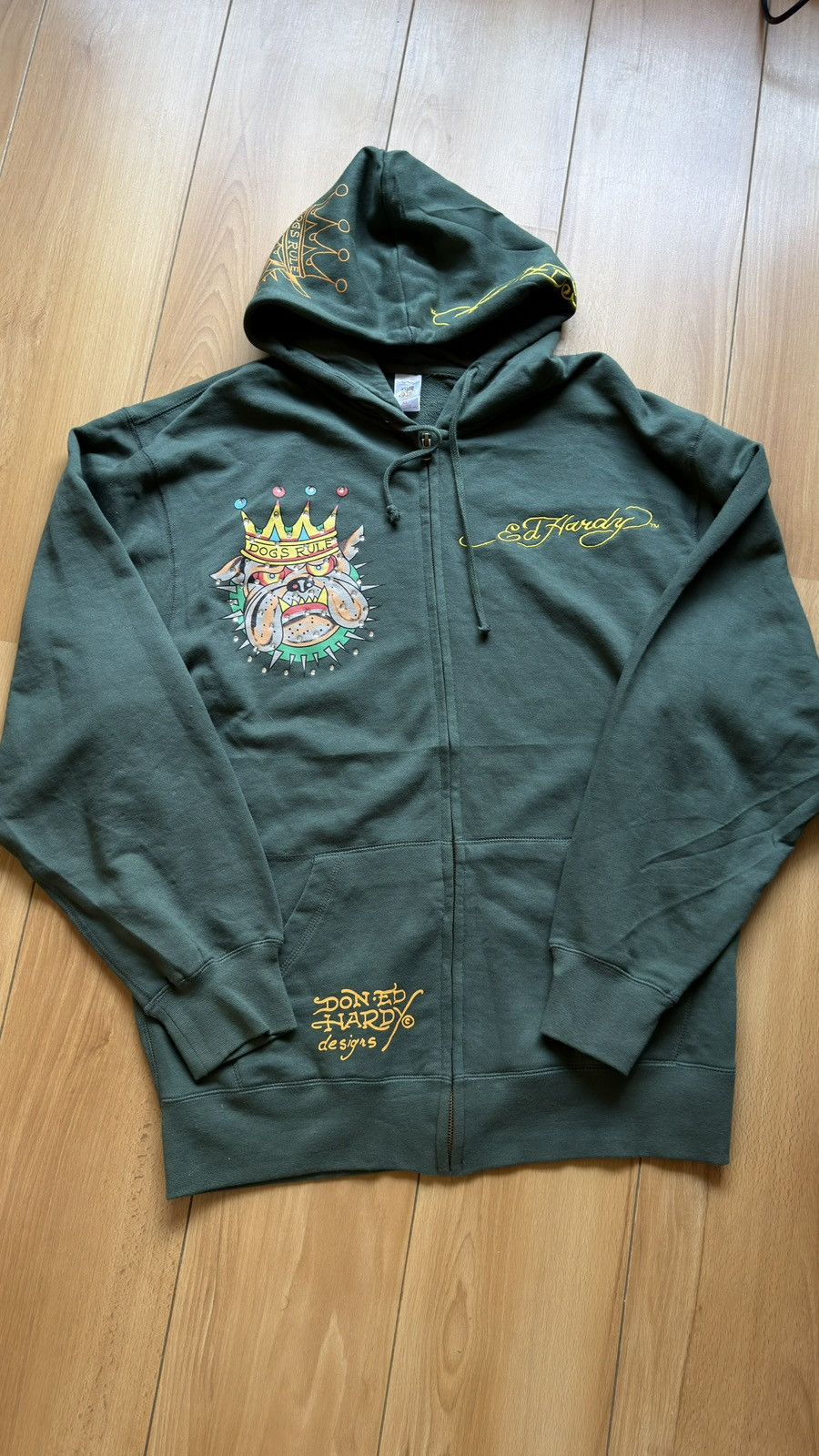 Ed Hardy Ed hardy & Christian audigier zip hoodie Size US XL / EU 56 / 4 - 1 Thumbnail