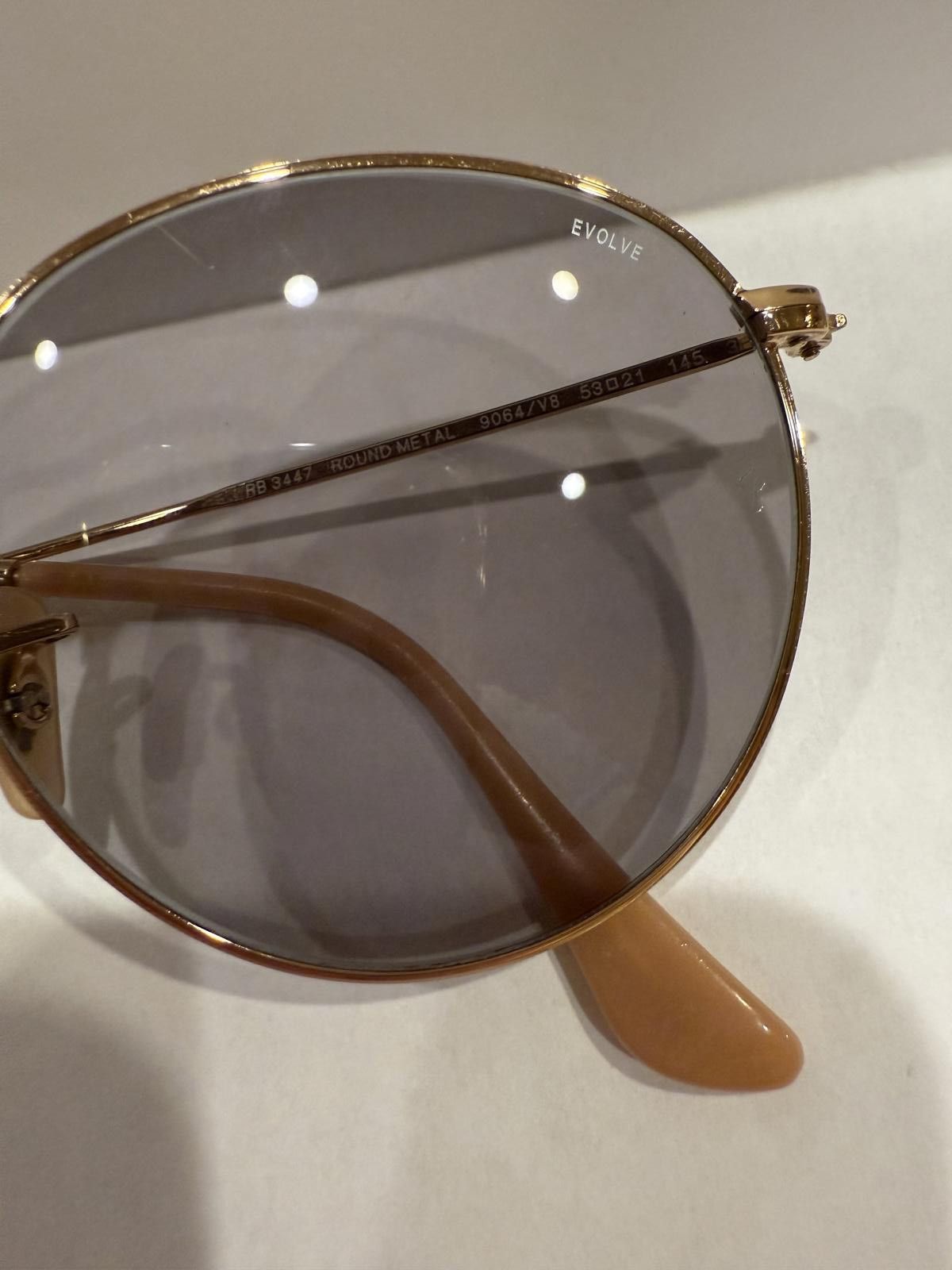 RayBan Ray-Ban RB3447 Round Metal 9064/V8 53/21 145 3F Size ONE SIZE - 8 Thumbnail