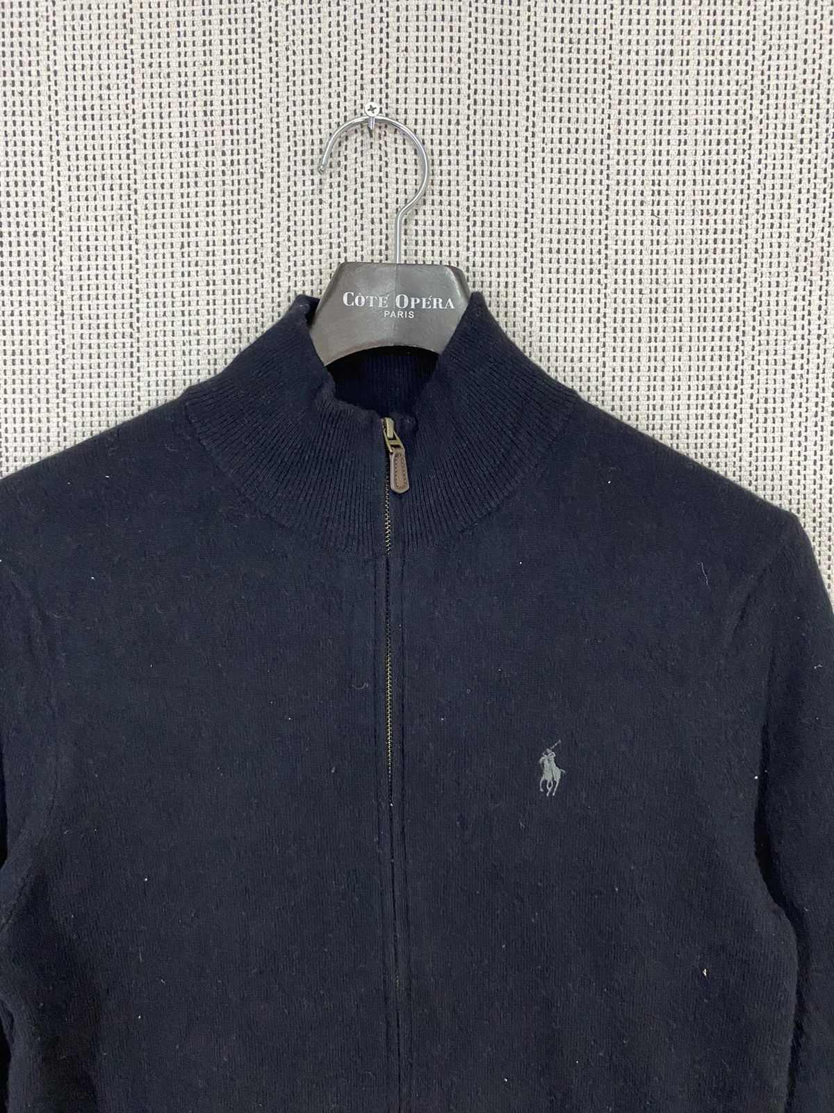 Polo Ralph Lauren × Ralph Lauren Polo ralph lauren small pony wool soft sweater zipper Size US S / EU 44-46 / 1 - 6 Thumbnail