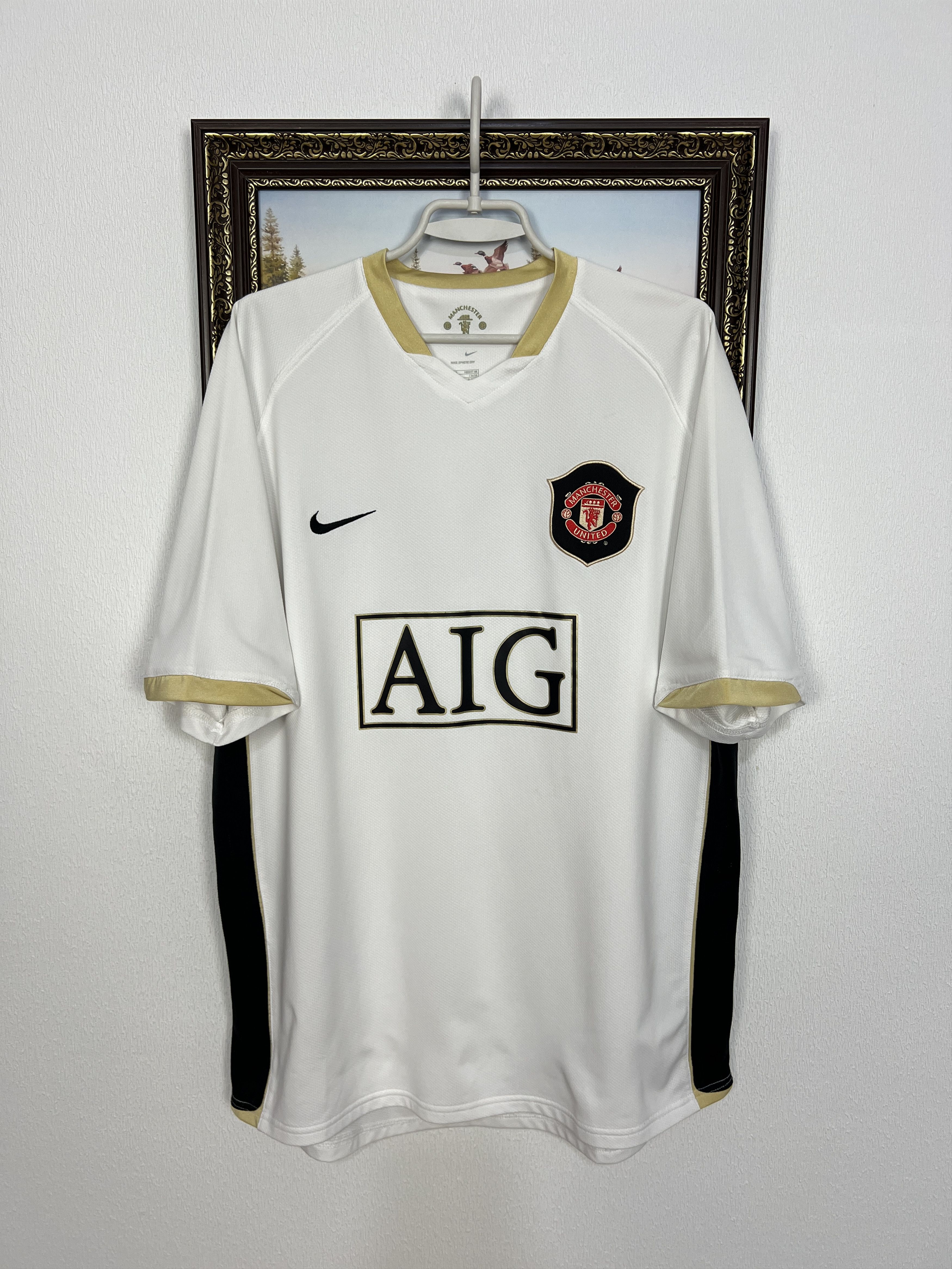 Nike Manchester United Away football shirt Soccer Jersey Trikot Size US XL / EU 56 / 4 - 1 Thumbnail