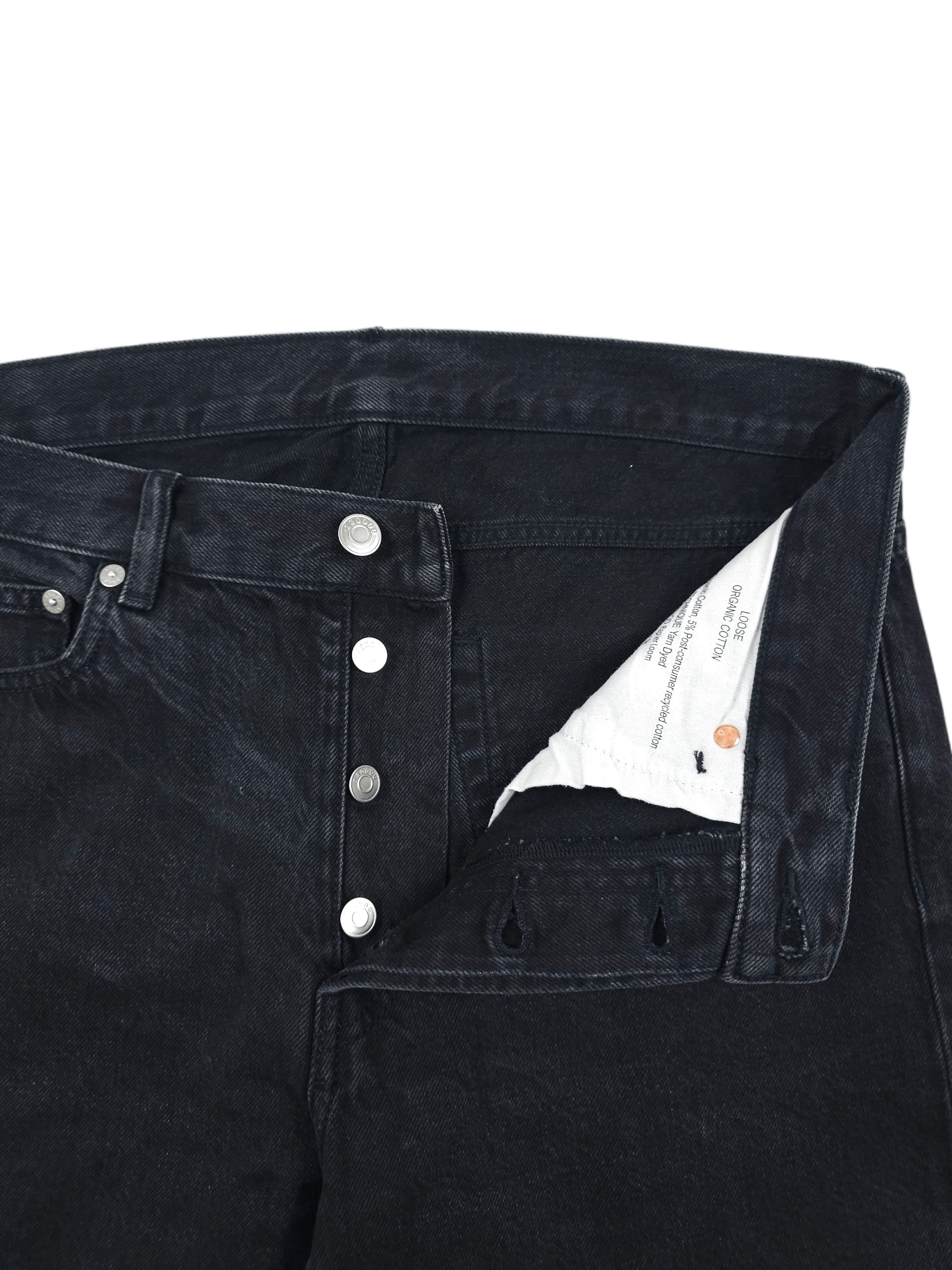 Arket 💎 Arket 32/34 Classic Straight Casual Cotton Jeans Trousers Size US 32 / EU 48 - 3 Thumbnail