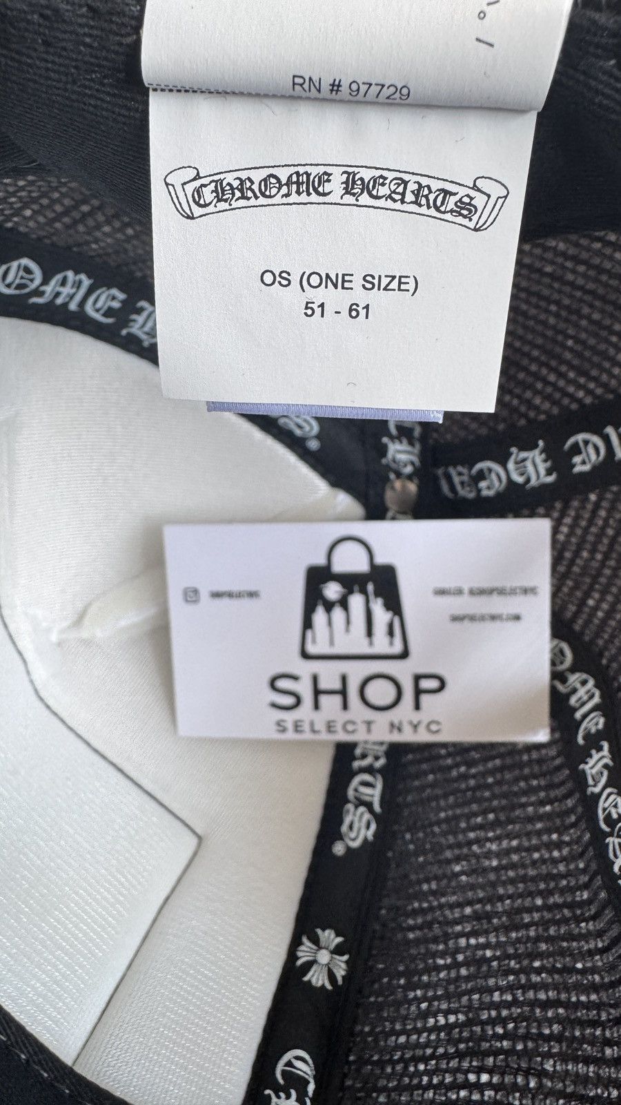 Chrome Hearts BRAND NEW CHROME HEARTS WHITE FUCK TRUCKER HAT Size ONE SIZE - 2 Thumbnail