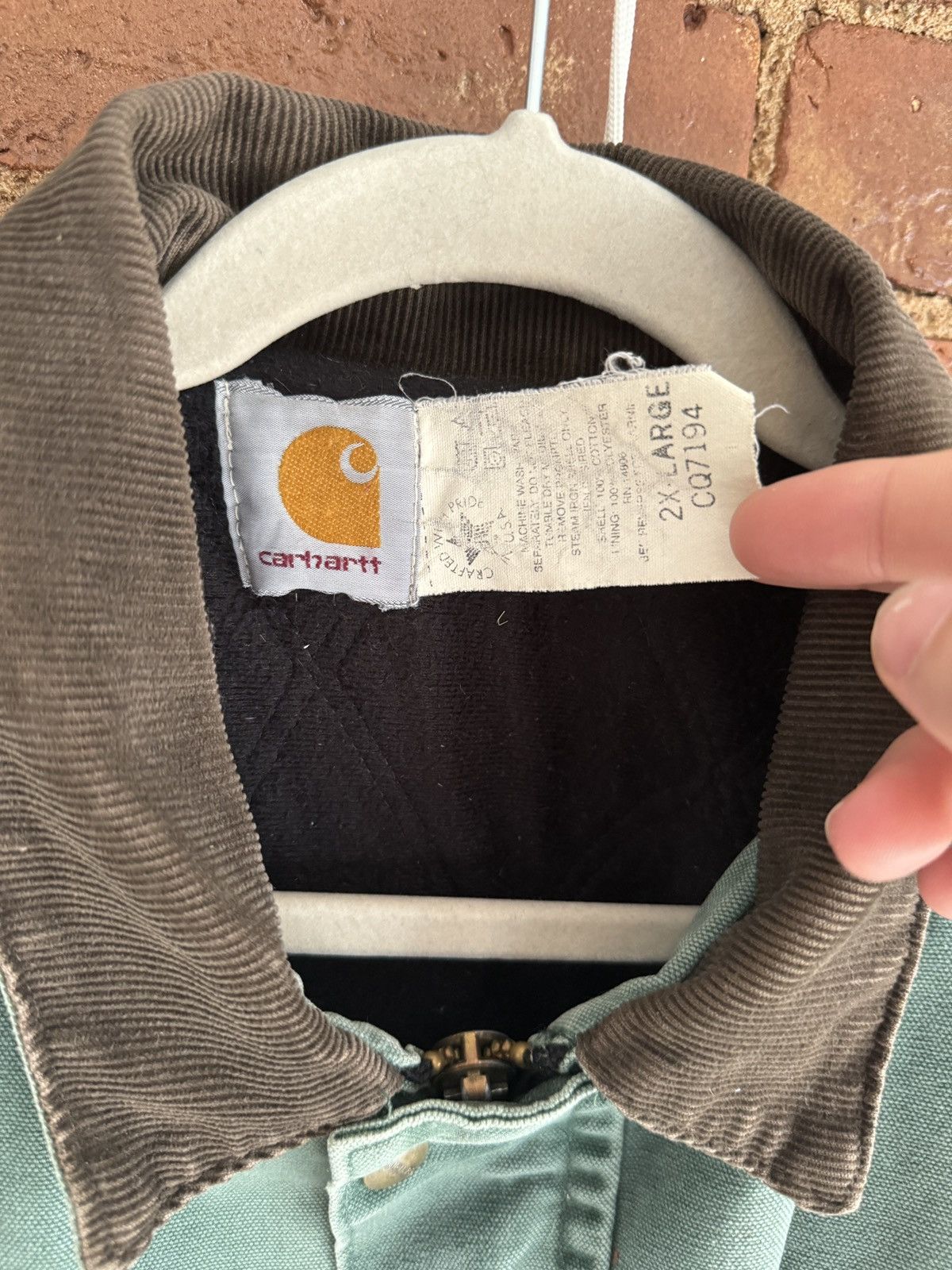 Carhartt Carhartt Green Faded Thrashed Size US XL / EU 56 / 4 - 3 Thumbnail