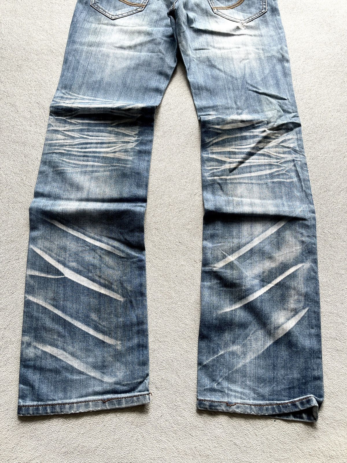 semanticdesign 2000s Semantic Design Fading Jeans Vkei If six was nine Lgb Size US 30 / EU 46 - 12 Thumbnail