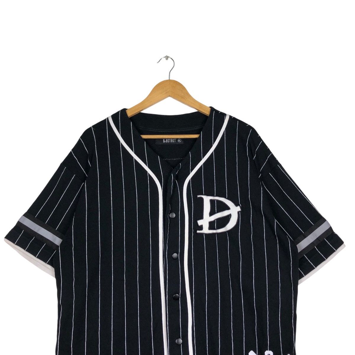 Japanese Brand BSTRKT baseball Varsity Jacket Shirt Rare Size US L / EU 52-54 / 3 - 2 Thumbnail