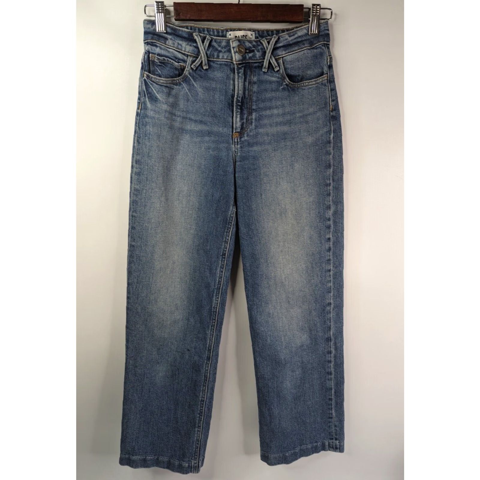 Paige PAIGE Jeans Cropped 5-Pocket Design Denim Vintage? No Size 42" / US 20 - 2 Thumbnail