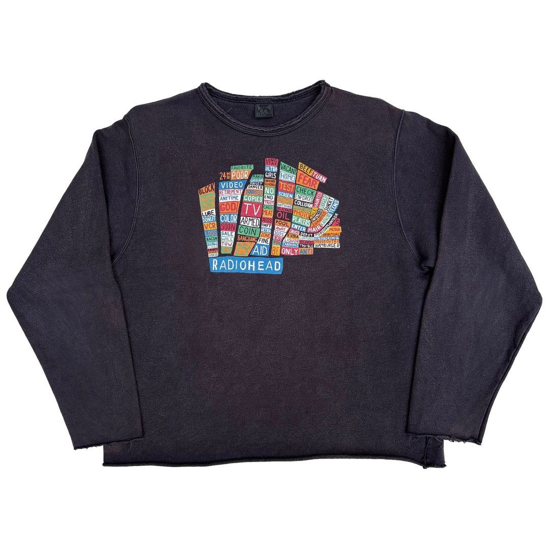 Vintage Radiohead 2000 Vintage WASTE Merch Hail Thief Sweatshirt Size US L / EU 52-54 / 3 - 1 Thumbnail
