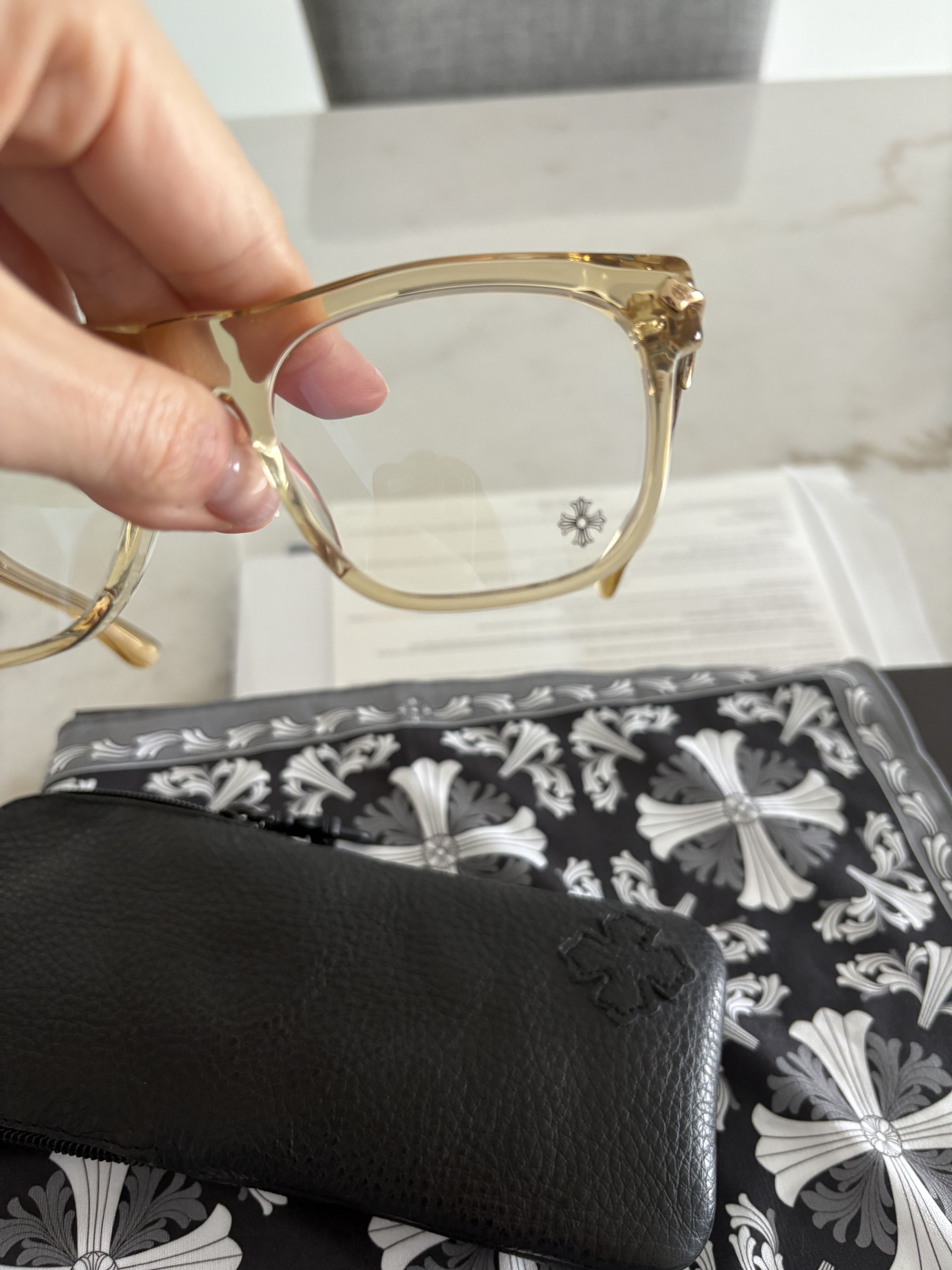 Chrome Hearts SLID'N3 (E53-mellow-lens) Size ONE SIZE - 8 Thumbnail