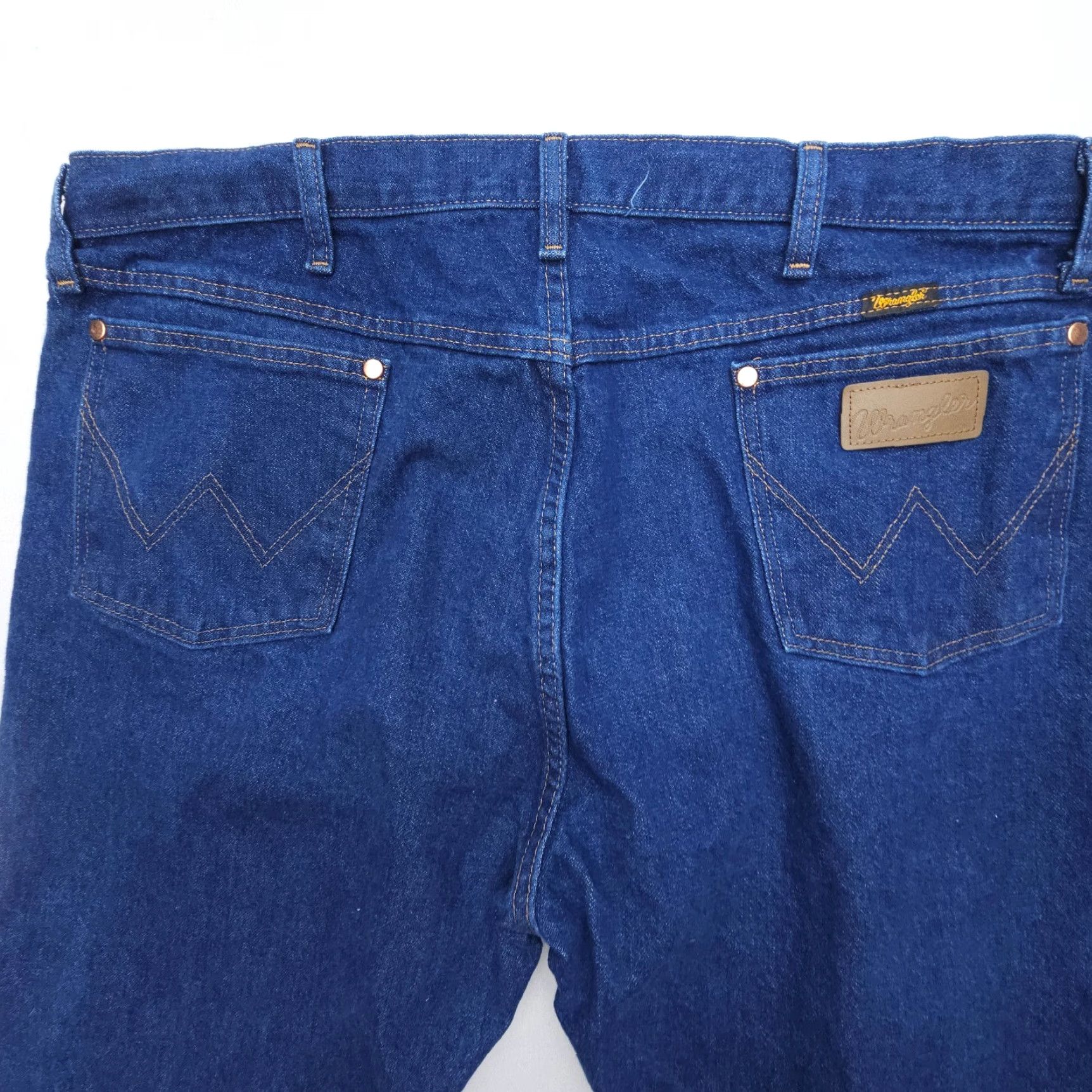 Wrangler Wrangler Jeans Cowboy Cut Prewashed Indigo Dark Wash Heavy 42 x 30 Mens Size US 42 / EU 58 - 4 Thumbnail